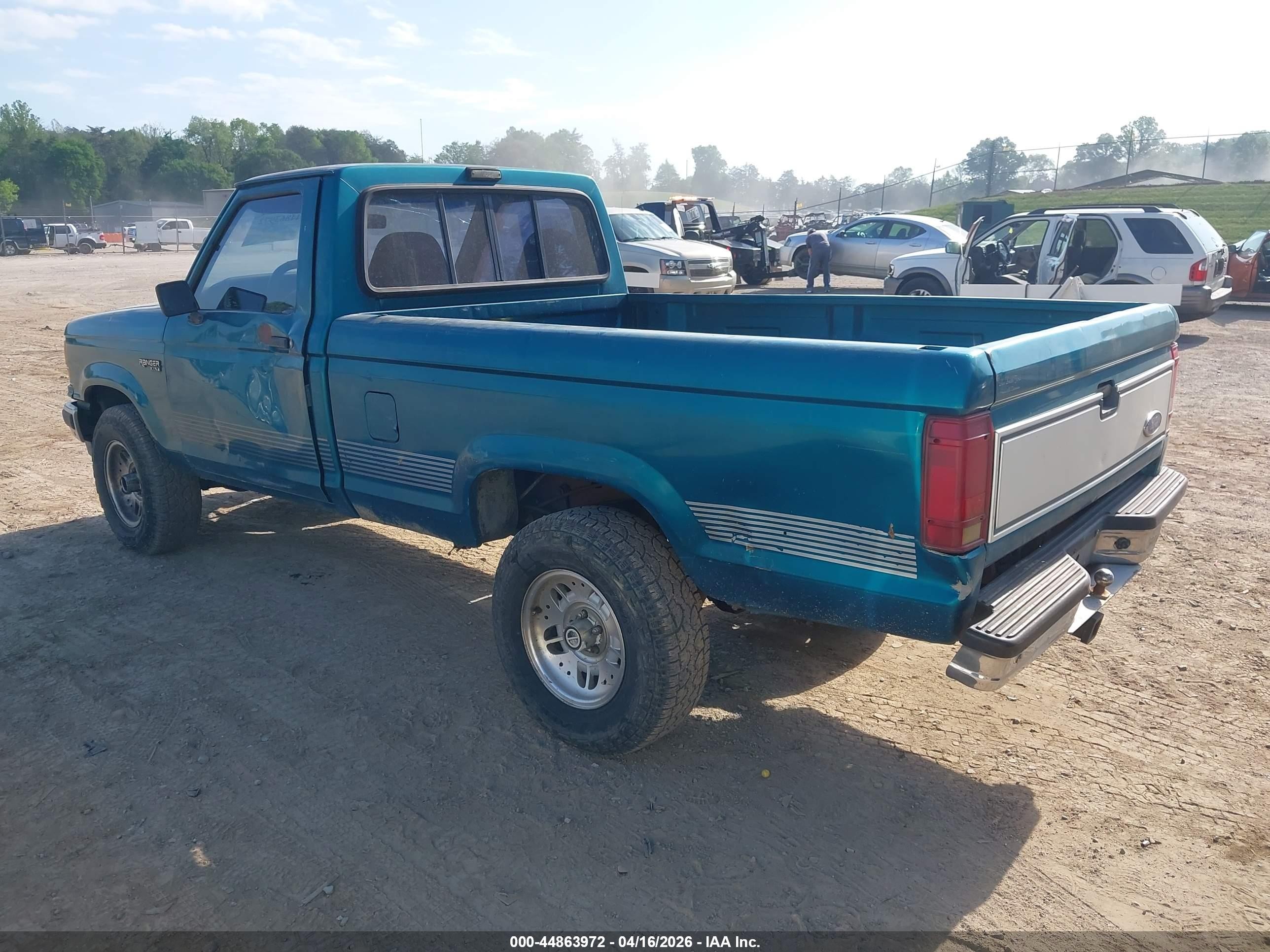 1992 Ford Ranger   Light Blue vin: 1FTCR11X9NTA35792