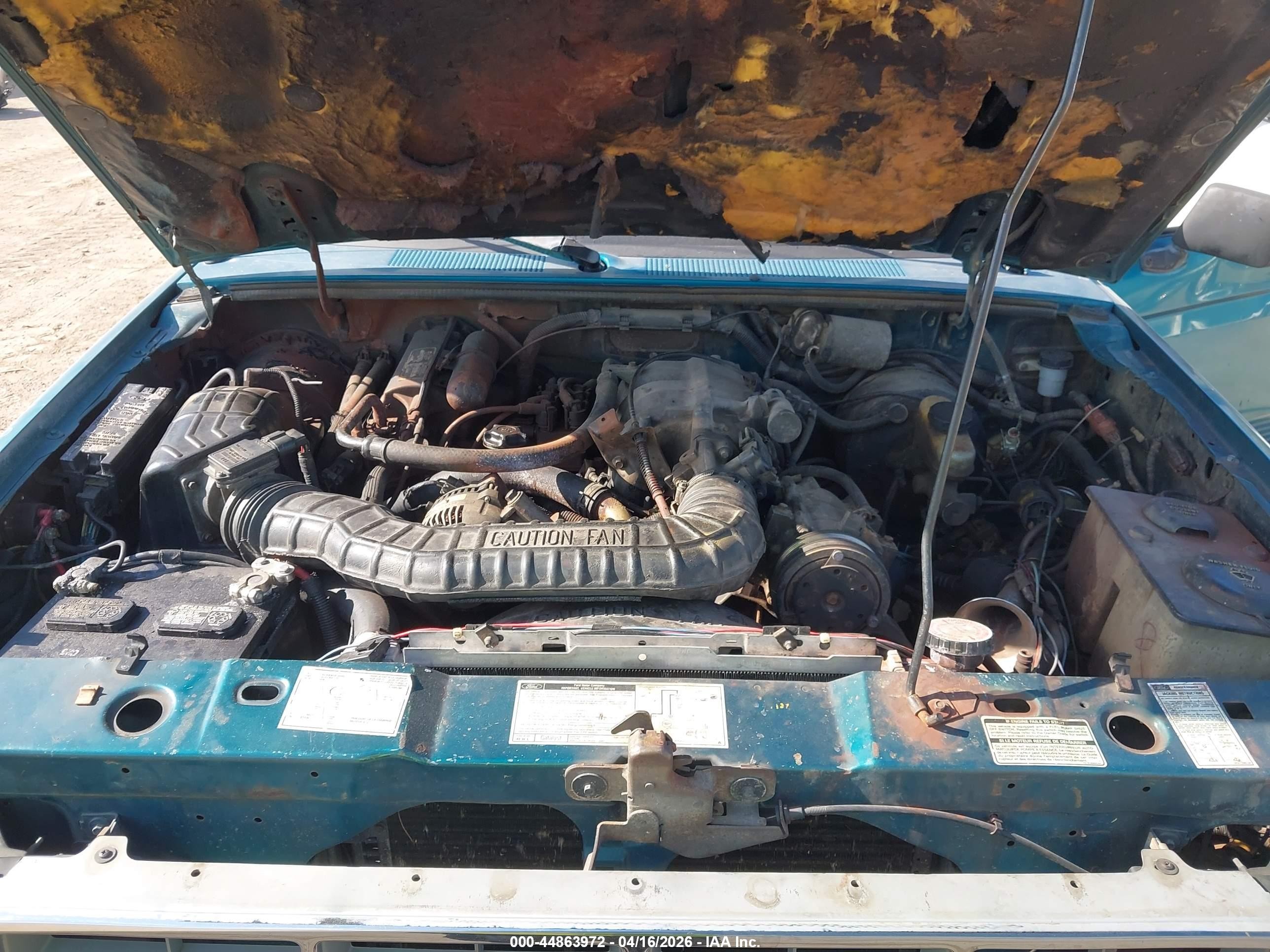 1992 Ford Ranger   Light Blue vin: 1FTCR11X9NTA35792