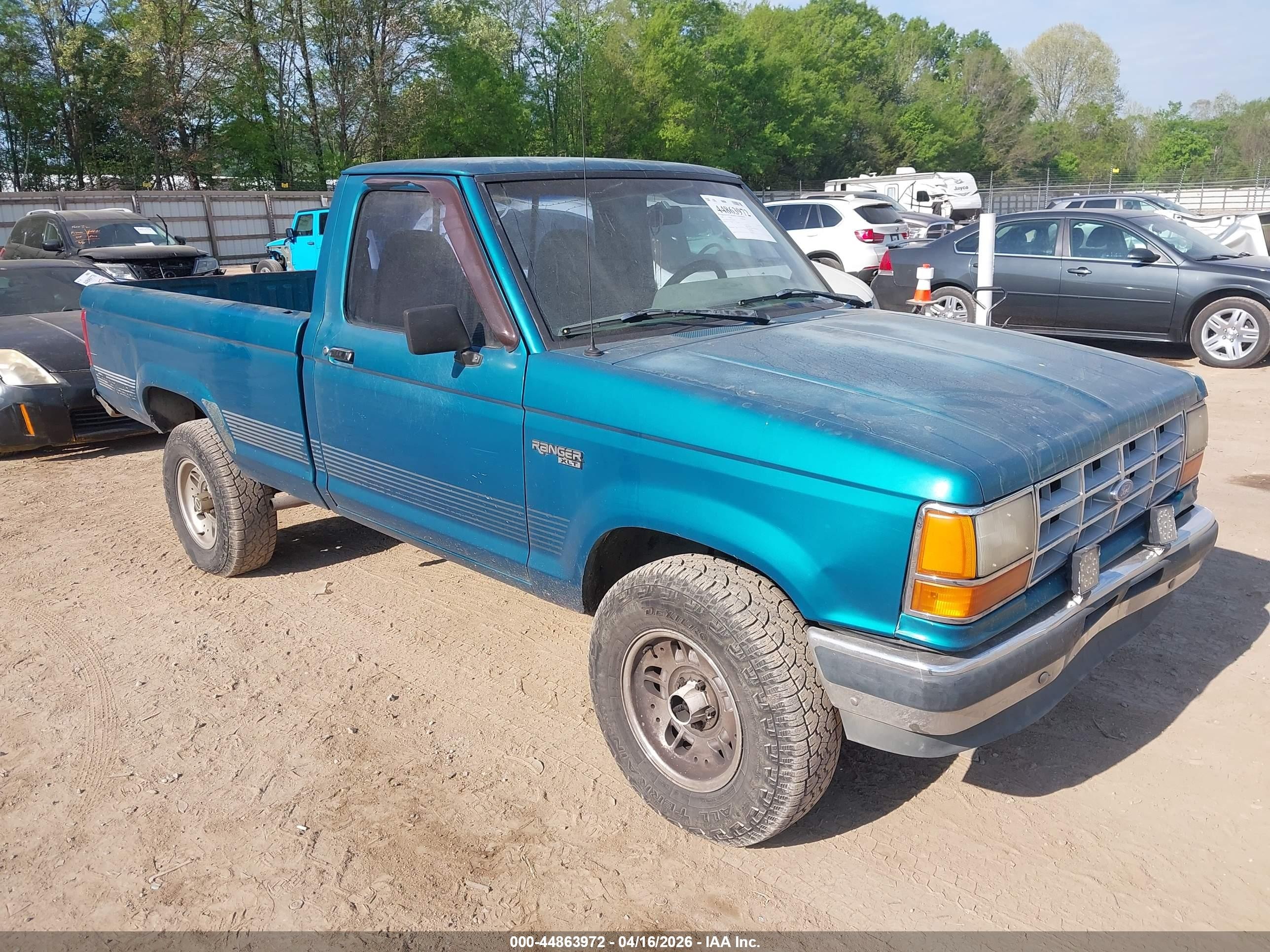 1992 Ford Ranger   Light Blue vin: 1FTCR11X9NTA35792