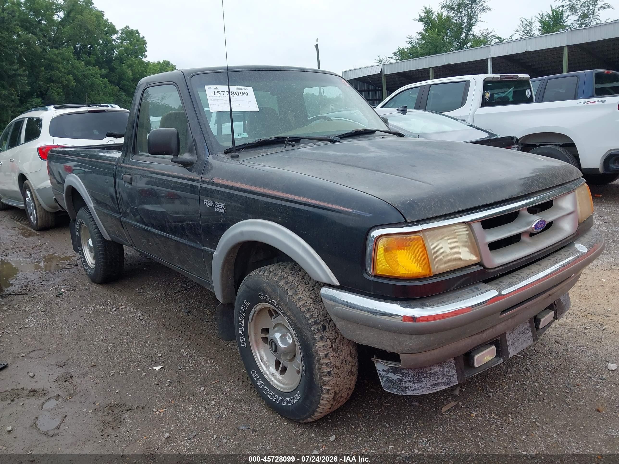 1996 Ford Ranger   Black vin: 1FTCR11XXTPB28004