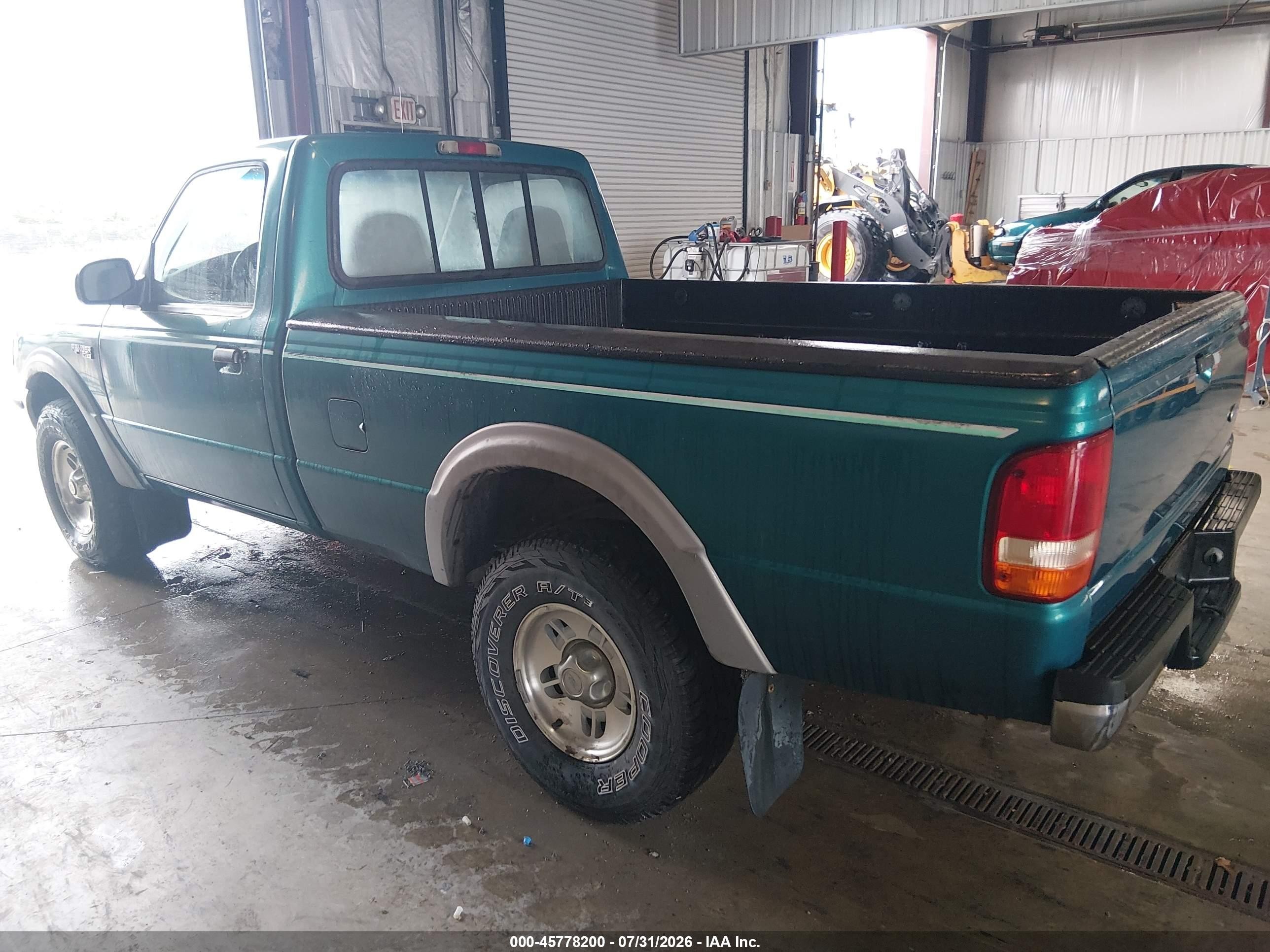 1997 Ford Ranger Splash/stx/xlt Green vin: 1FTCR11XXVTA08763