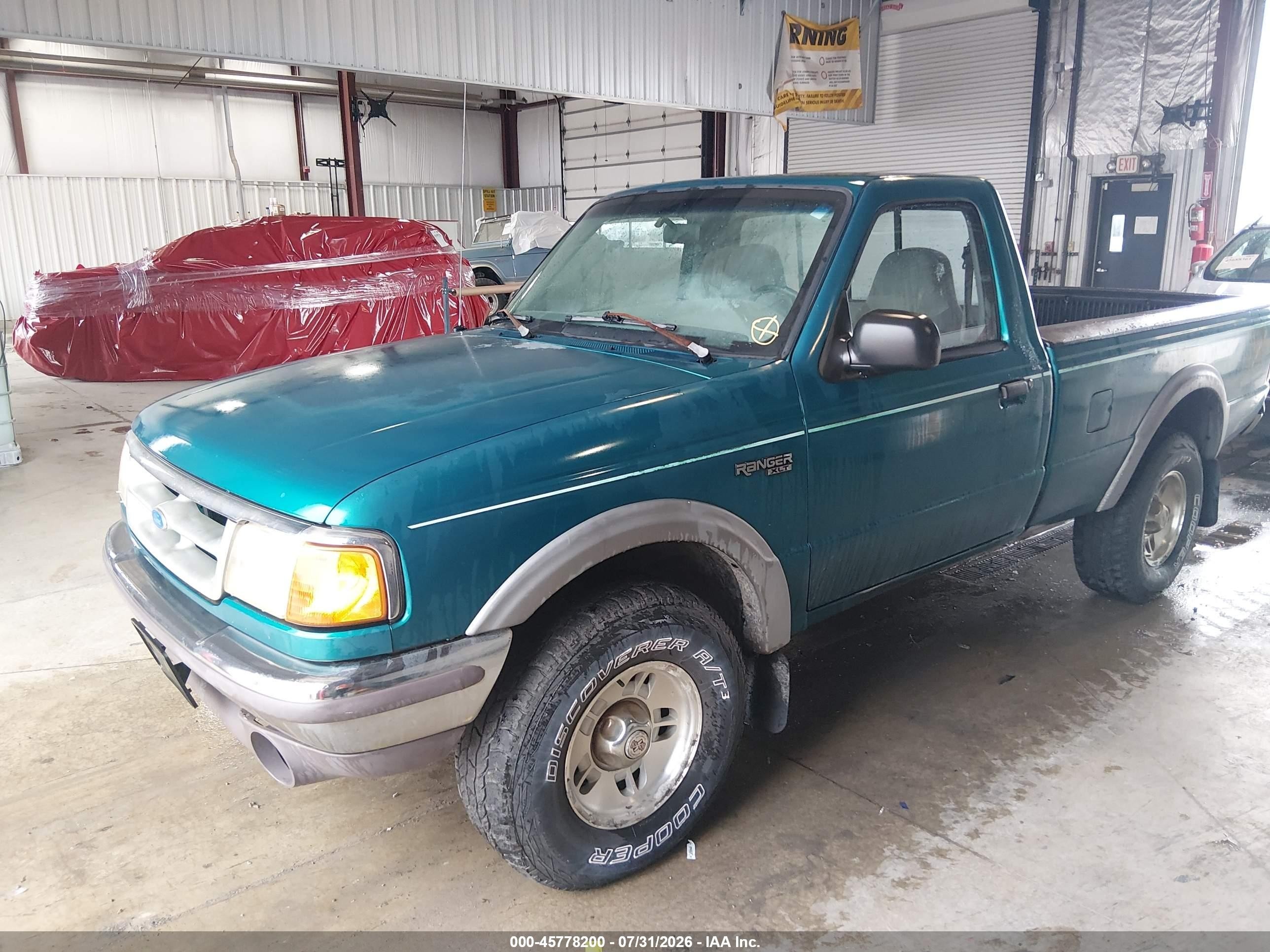 1997 Ford Ranger Splash/stx/xlt Green vin: 1FTCR11XXVTA08763