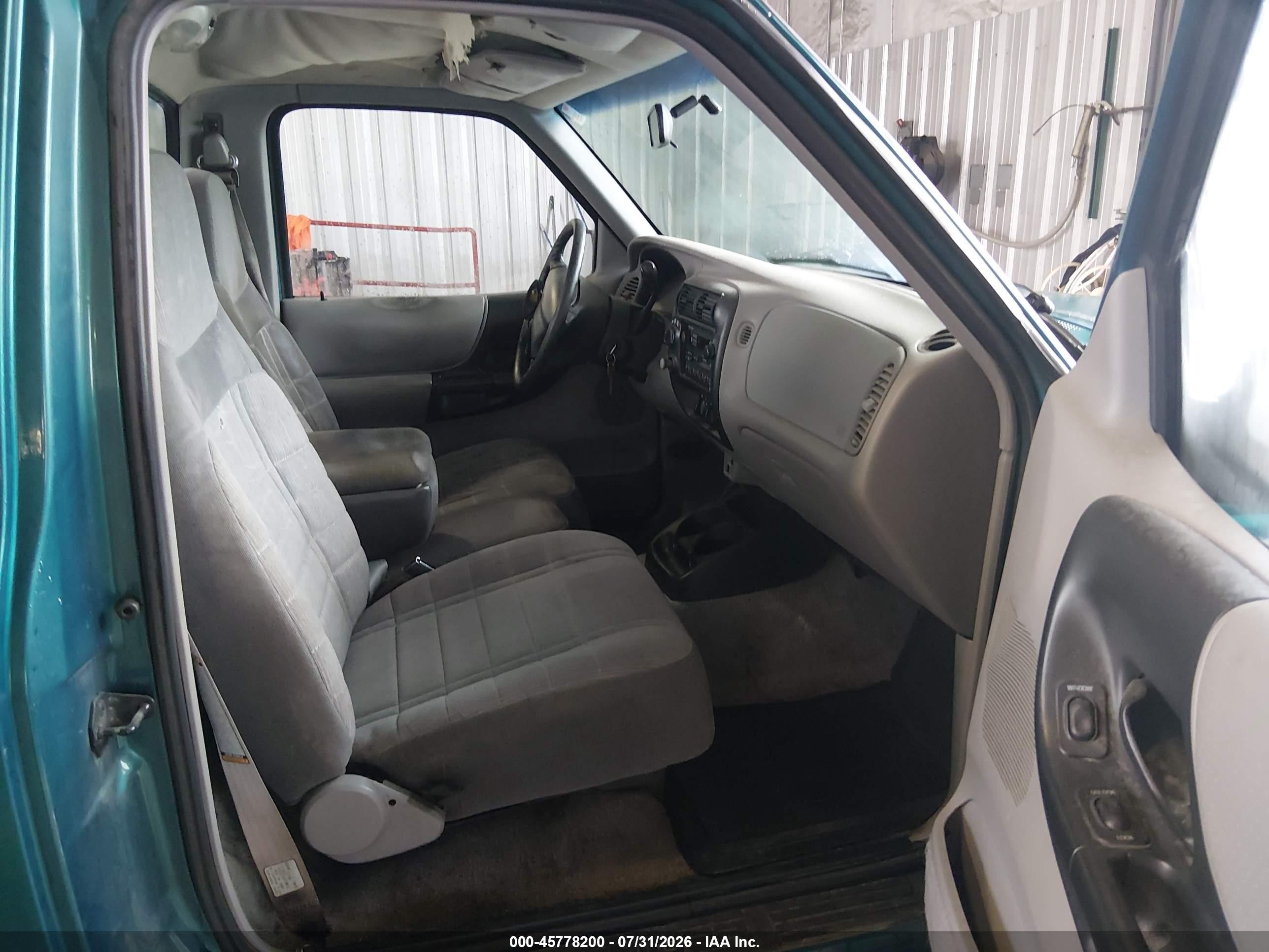 1997 Ford Ranger Splash/stx/xlt Green vin: 1FTCR11XXVTA08763