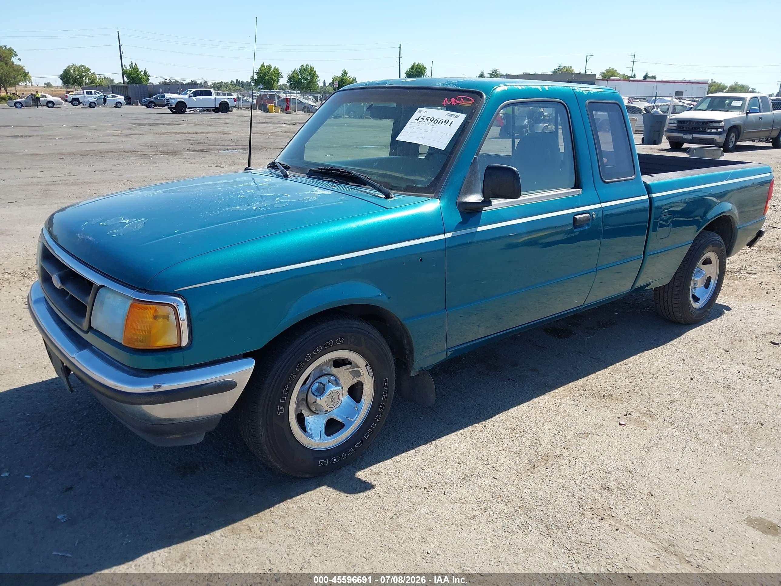 1995 Ford Ranger Super Cab Green vin: 1FTCR14A0SPB03067
