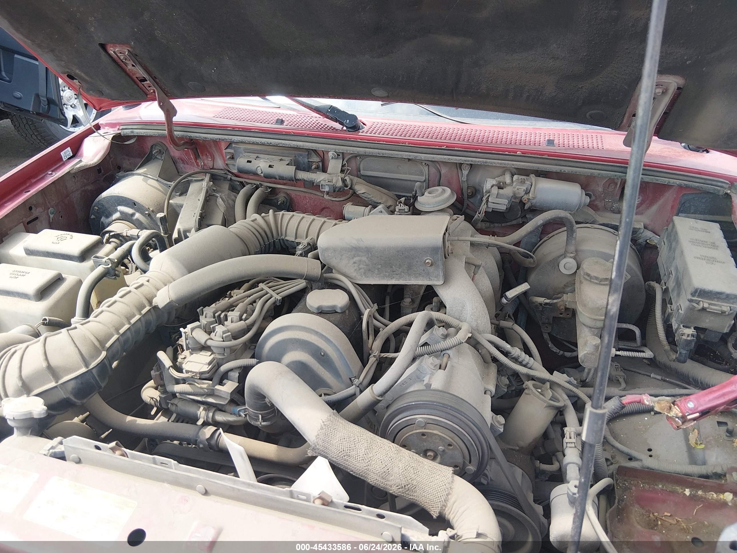 1997 Ford Ranger Xl/xlt Red vin: 1FTCR14A0VPA08982