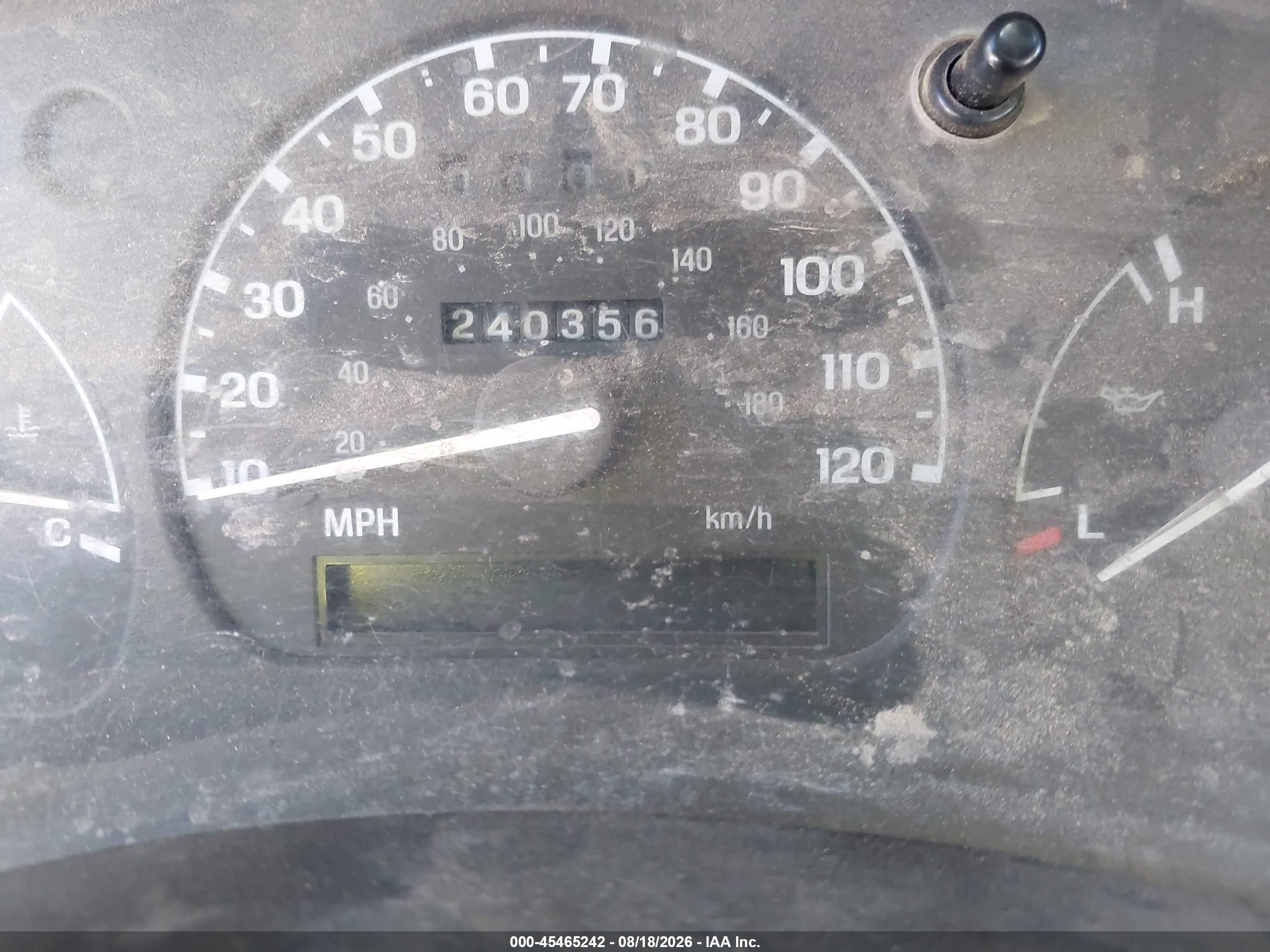 1997 Ford Ranger Xl/xlt Red vin: 1FTCR14A1VTA16581