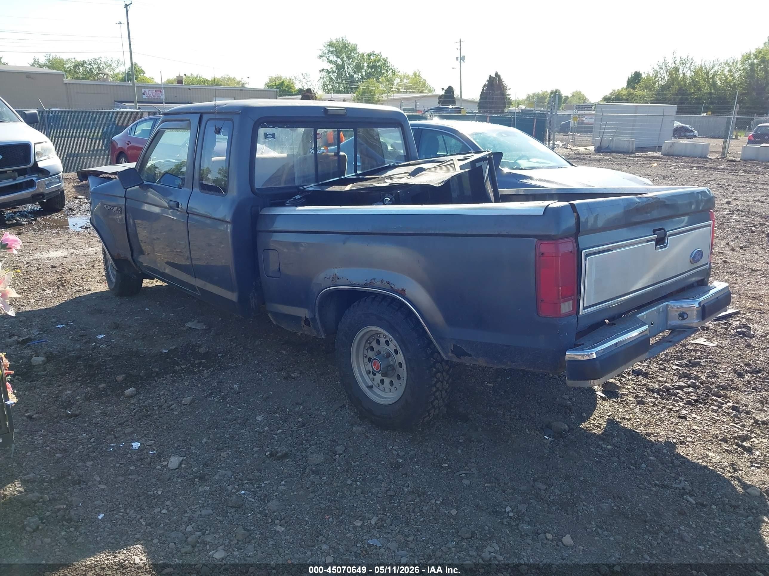 1989 Ford Ranger Super Cab Gray vin: 1FTCR14A2KPA45530