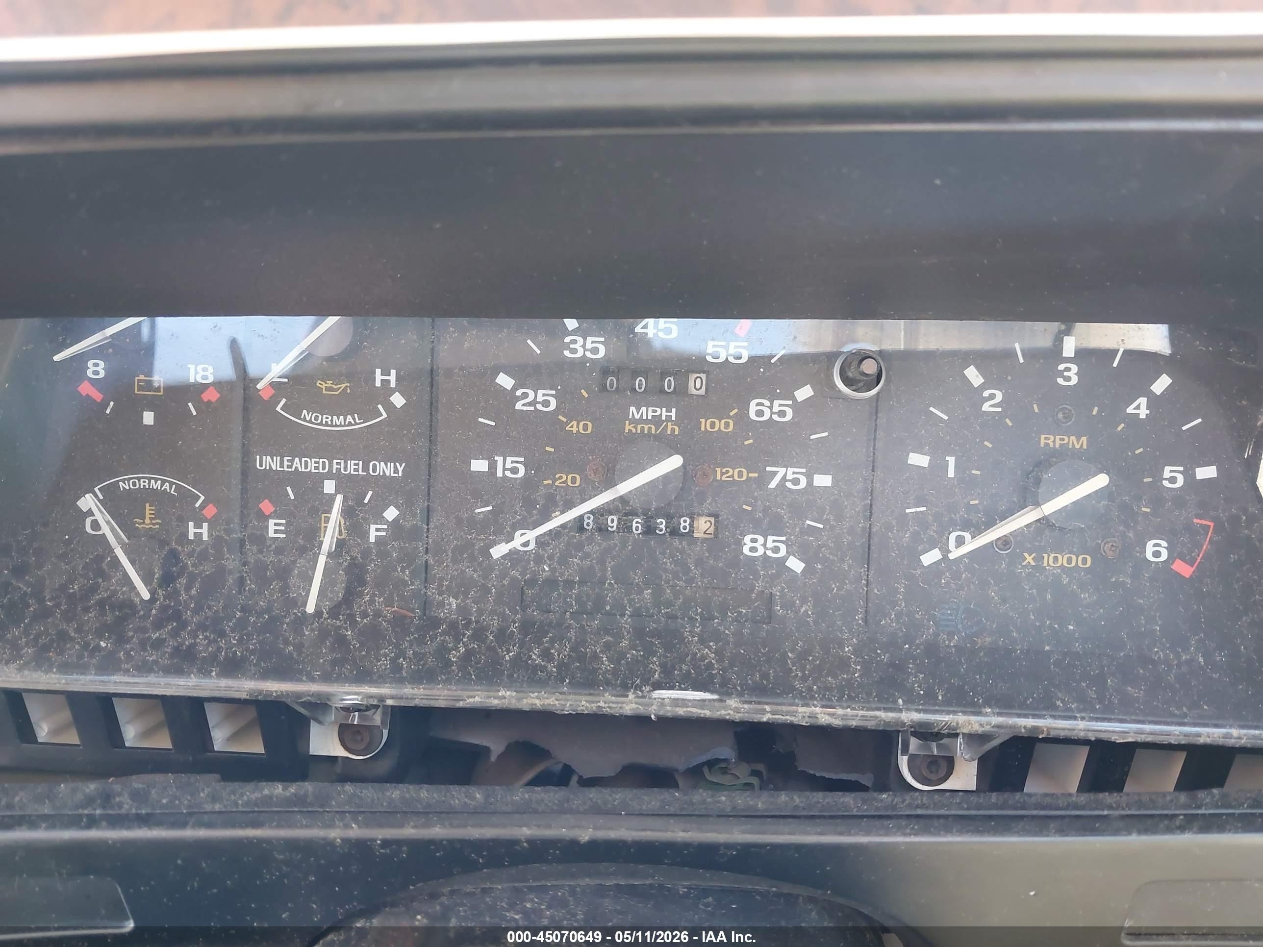1989 Ford Ranger Super Cab Gray vin: 1FTCR14A2KPA45530