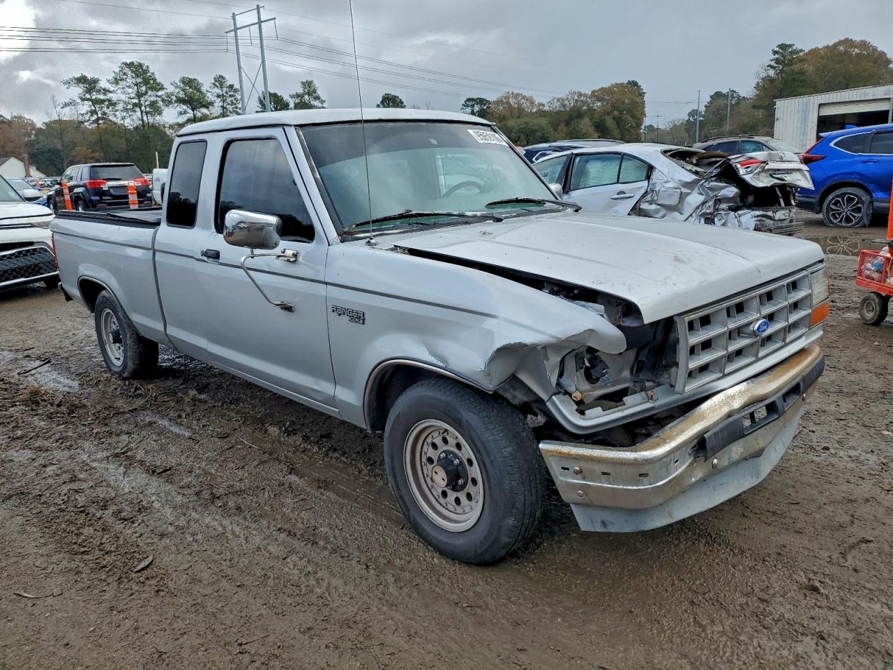 1991 Ford Ranger Super Cab Silver vin: 1FTCR14A3MPA90561