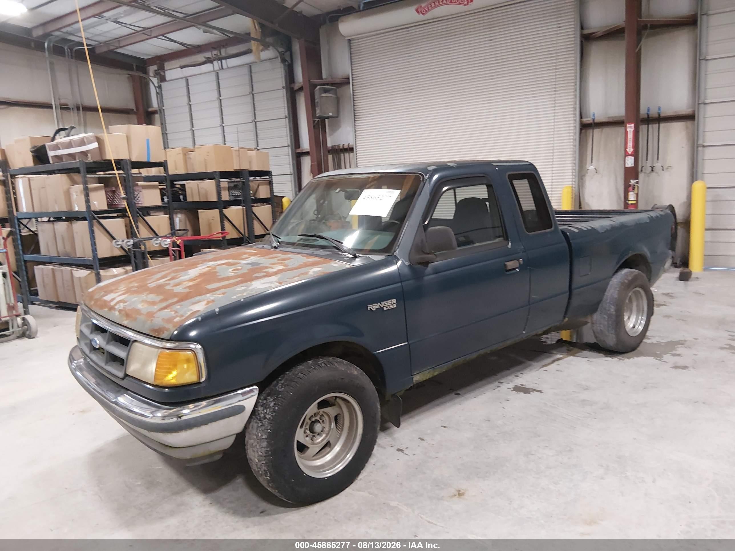 1994 Ford Ranger Super Cab Green vin: 1FTCR14A3RPB25042