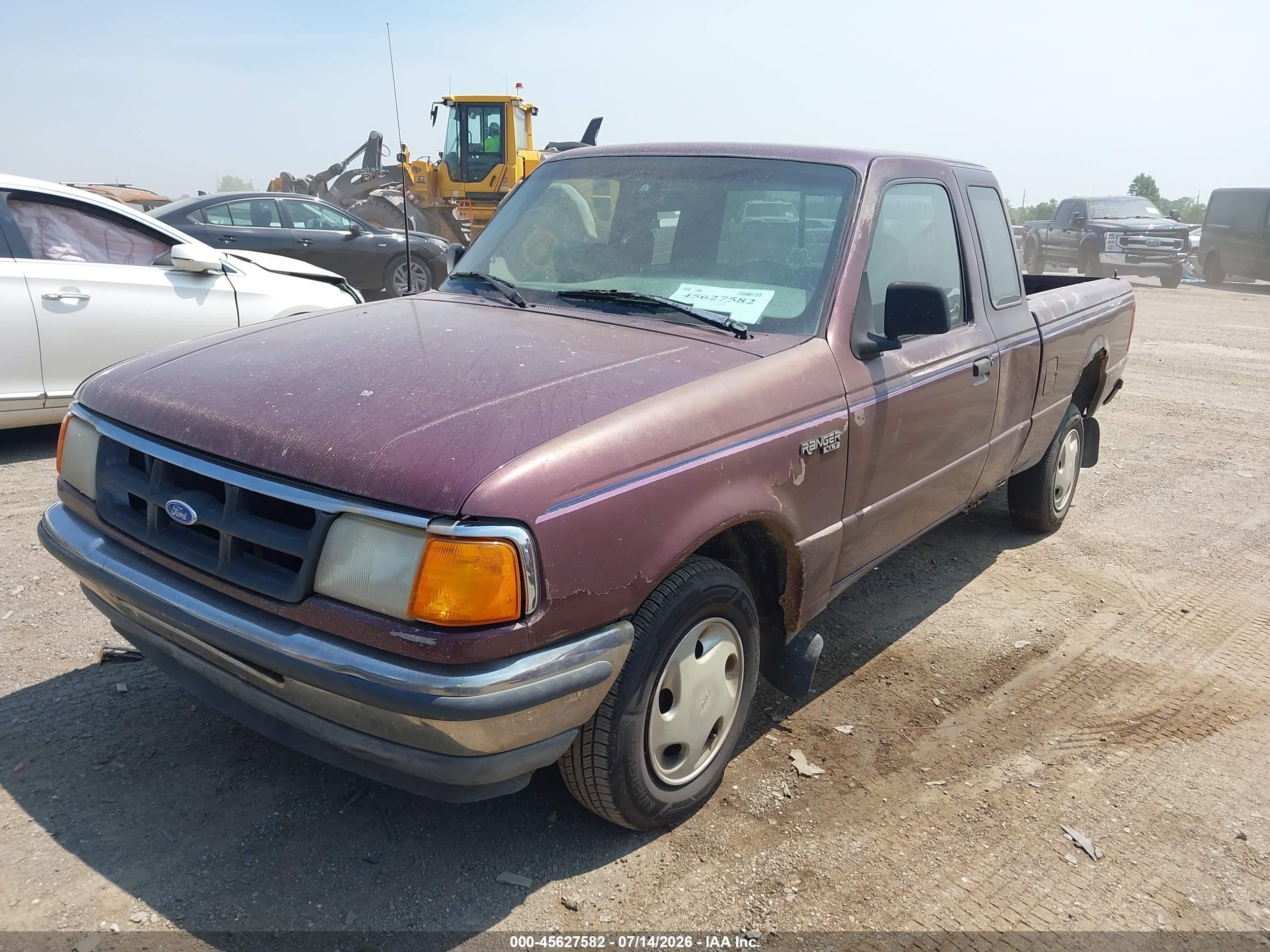 1994 Ford Ranger Super Cab Фиолетовый vin: 1FTCR14A3RPC25321