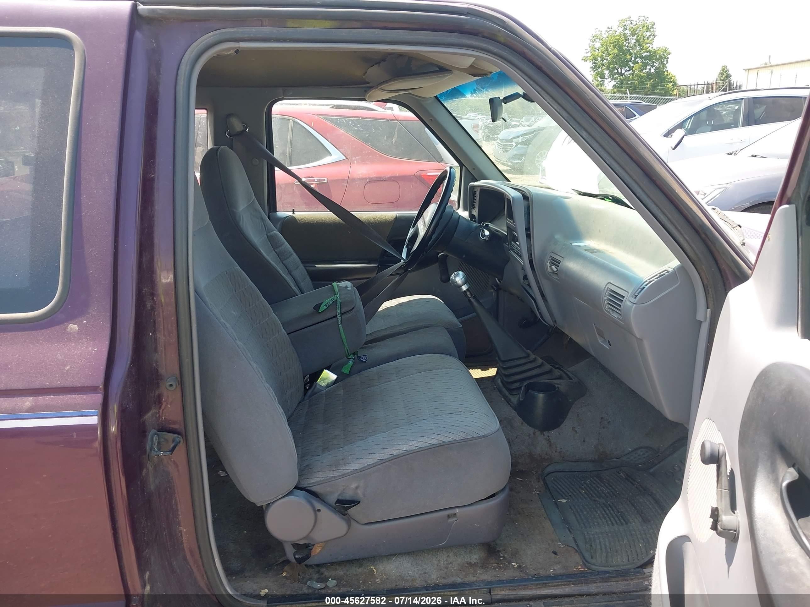 1994 Ford Ranger Super Cab Фиолетовый vin: 1FTCR14A3RPC25321