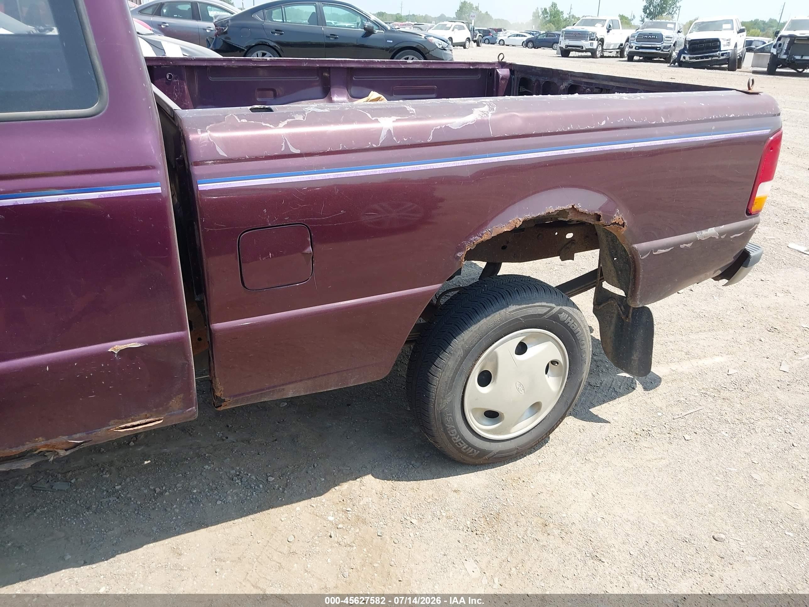 1994 Ford Ranger Super Cab Фиолетовый vin: 1FTCR14A3RPC25321
