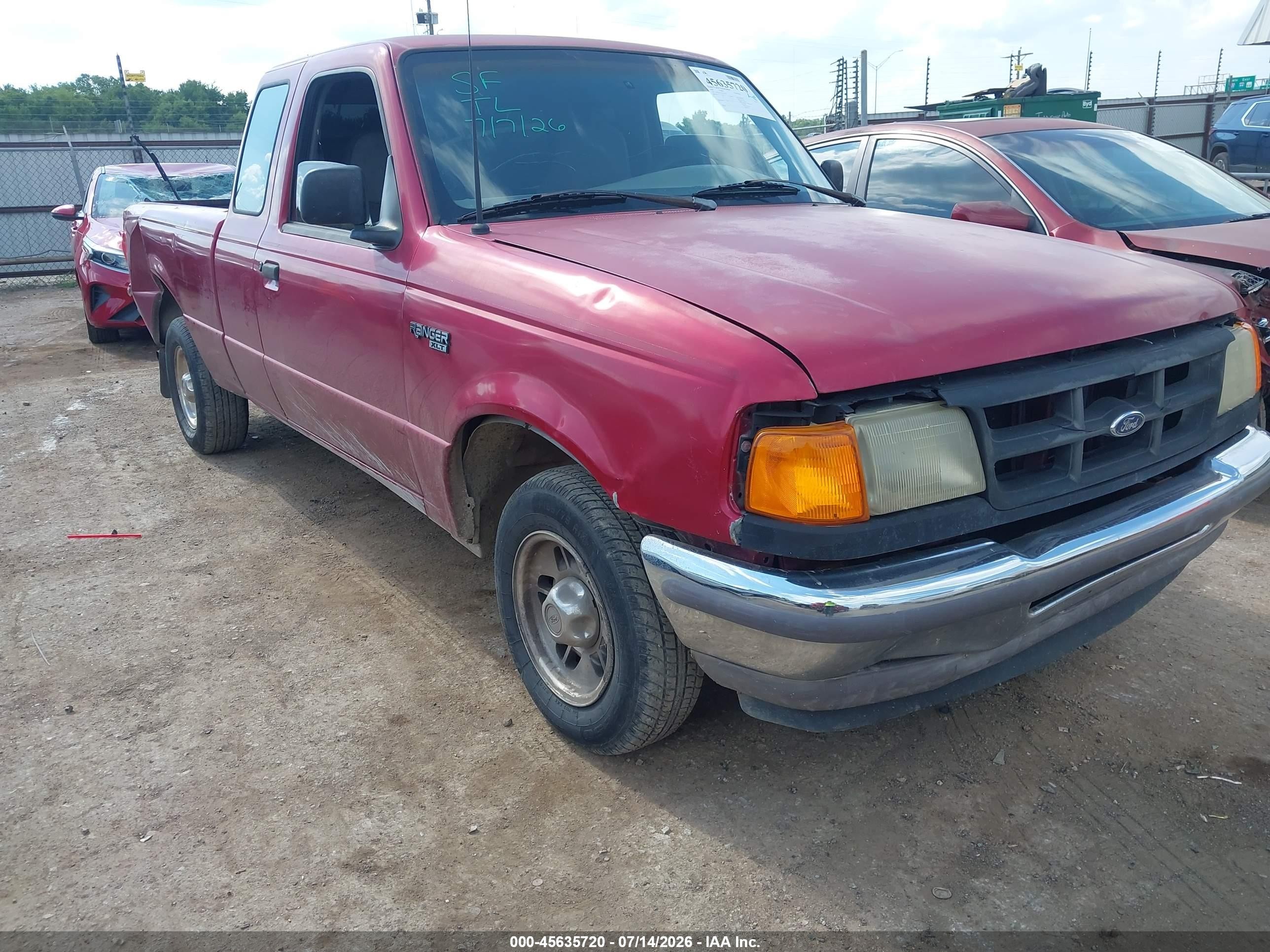 1996 Ford Ranger Super Cab Коричневый vin: 1FTCR14A3TPA53377