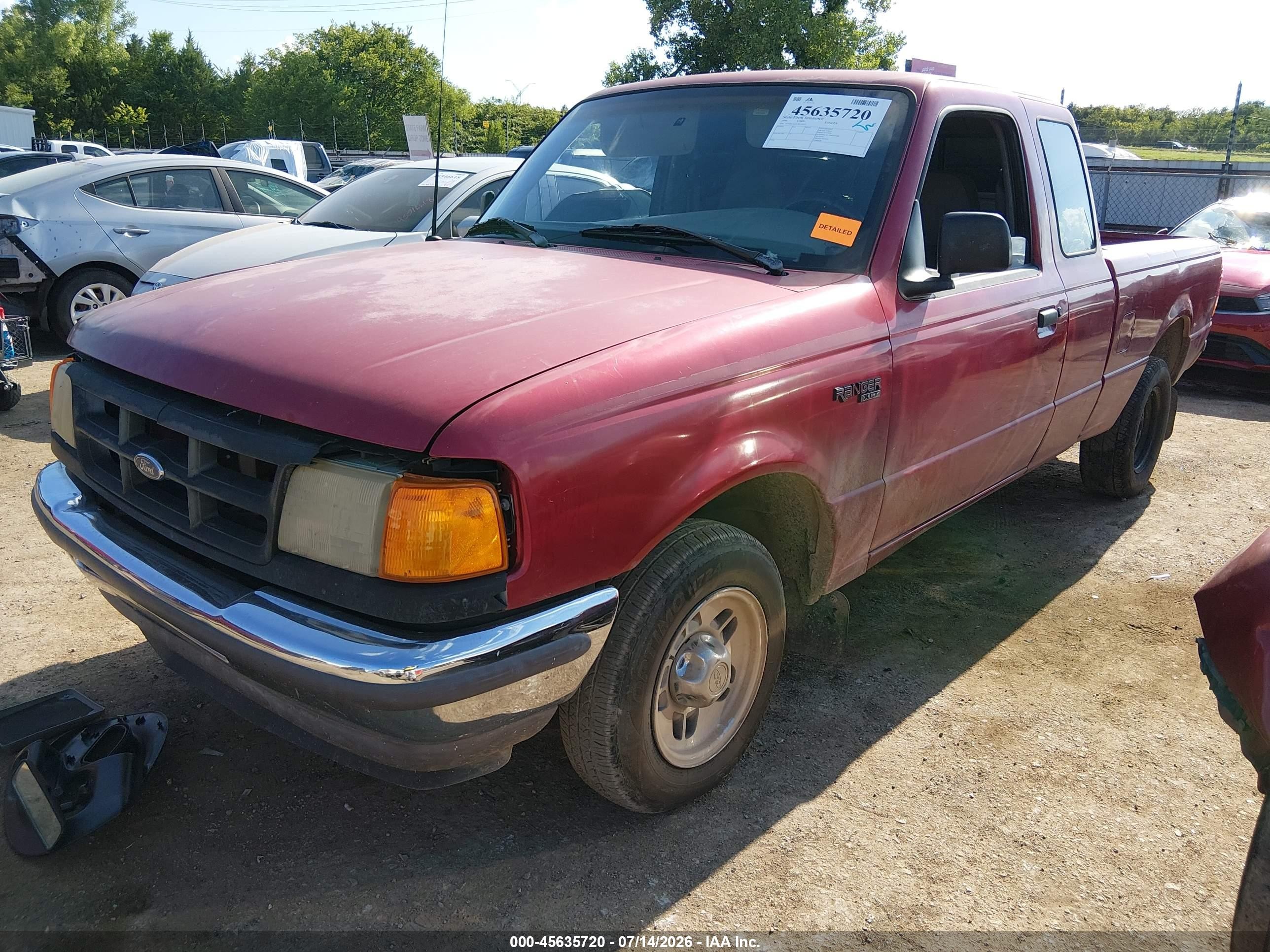 1996 Ford Ranger Super Cab Brown vin: 1FTCR14A3TPA53377