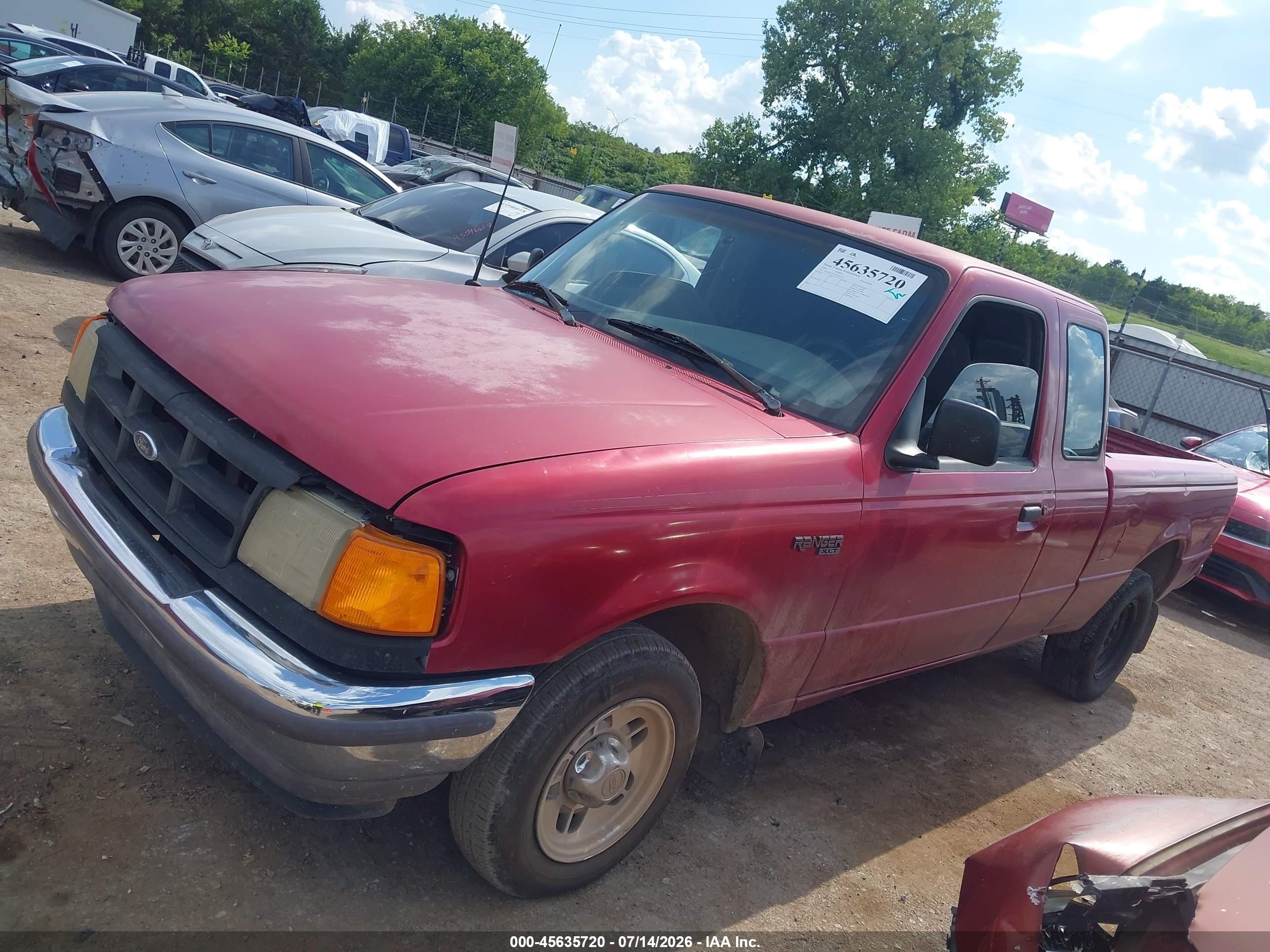 1996 Ford Ranger Super Cab Brown vin: 1FTCR14A3TPA53377