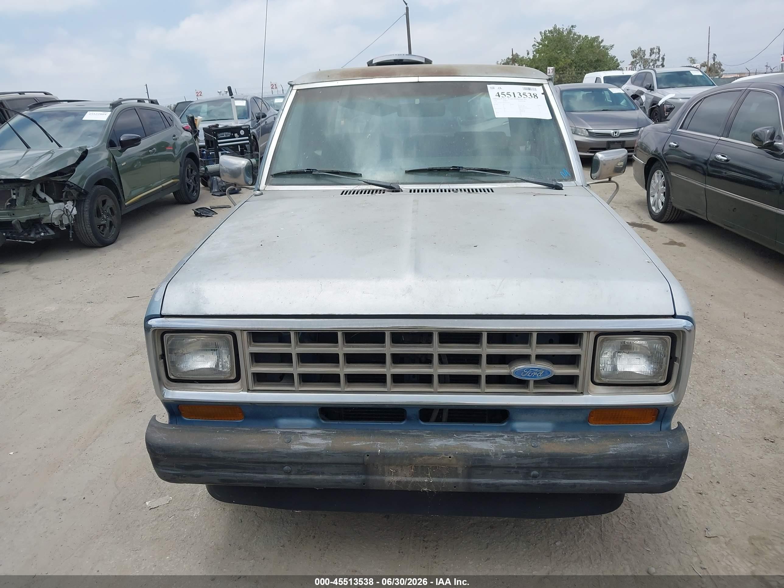 1986 Ford Ranger Super Cab Light Blue vin: 1FTCR14A4GPA64300