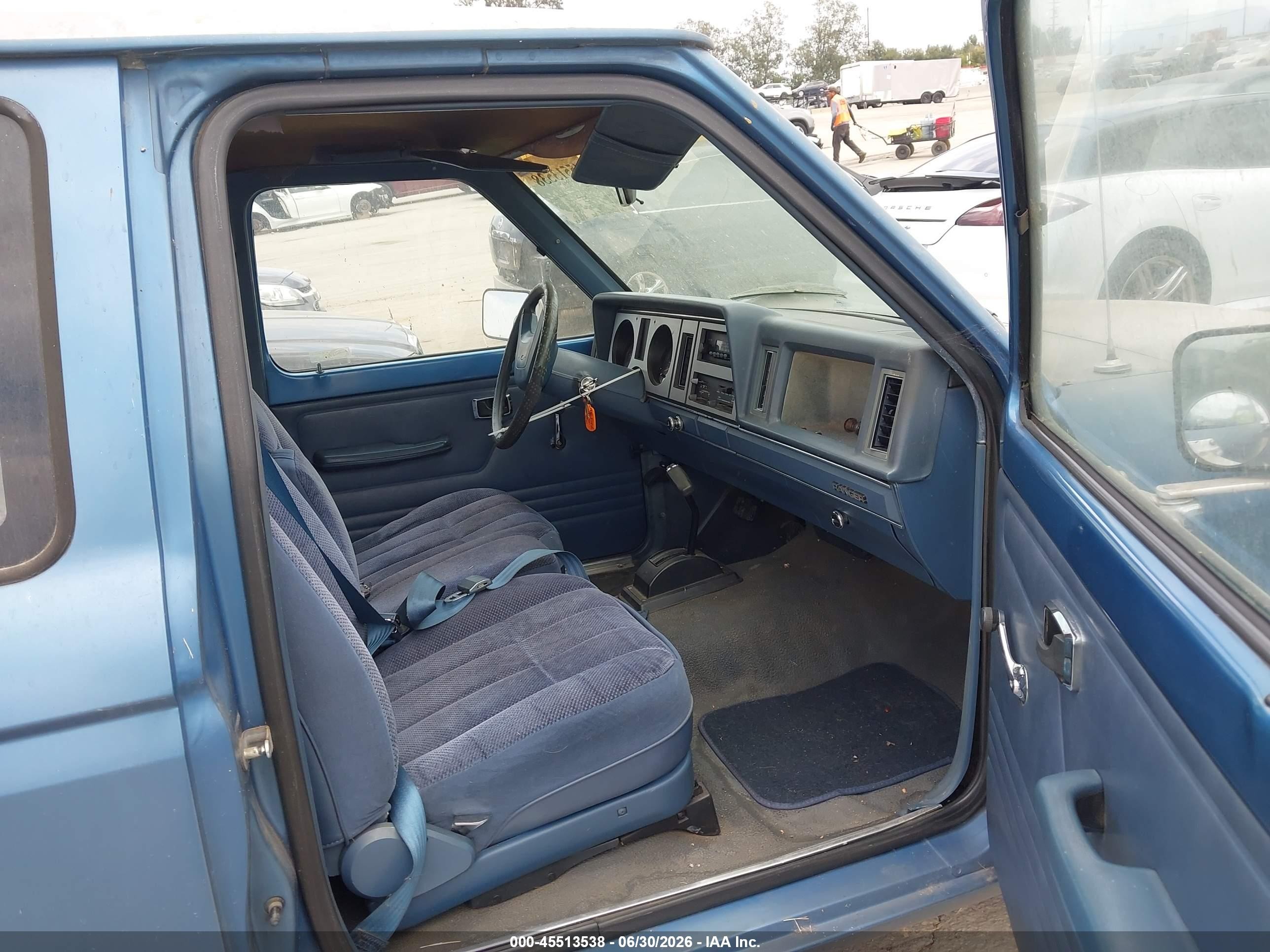 1986 Ford Ranger Super Cab Light Blue vin: 1FTCR14A4GPA64300
