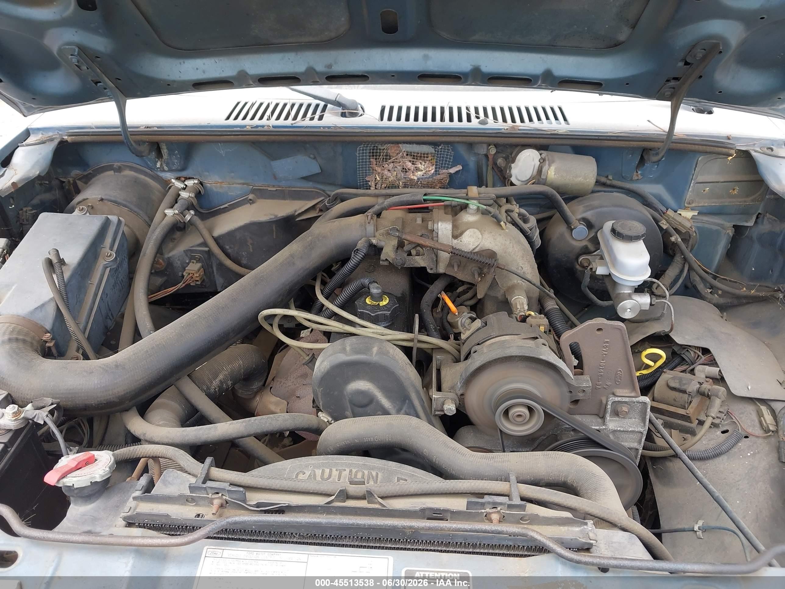 1986 Ford Ranger Super Cab Light Blue vin: 1FTCR14A4GPA64300