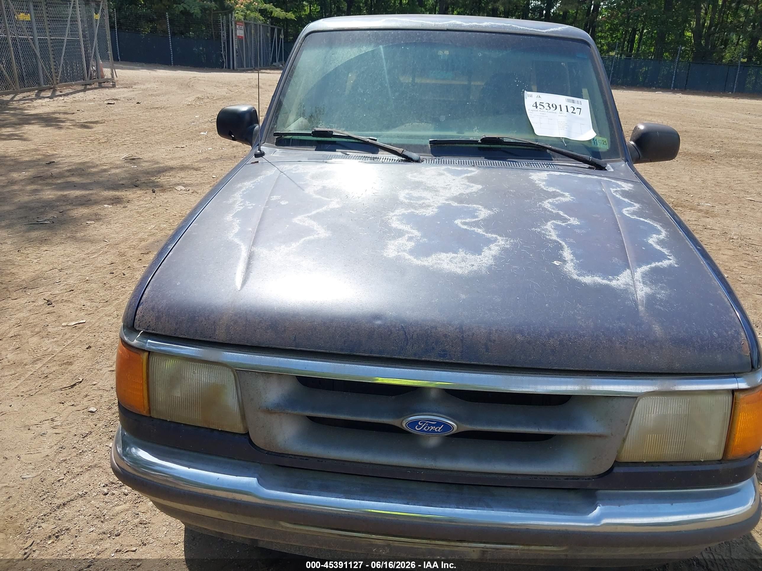 1997 Ford Ranger Xl/xlt Blue vin: 1FTCR14A4VPB18790