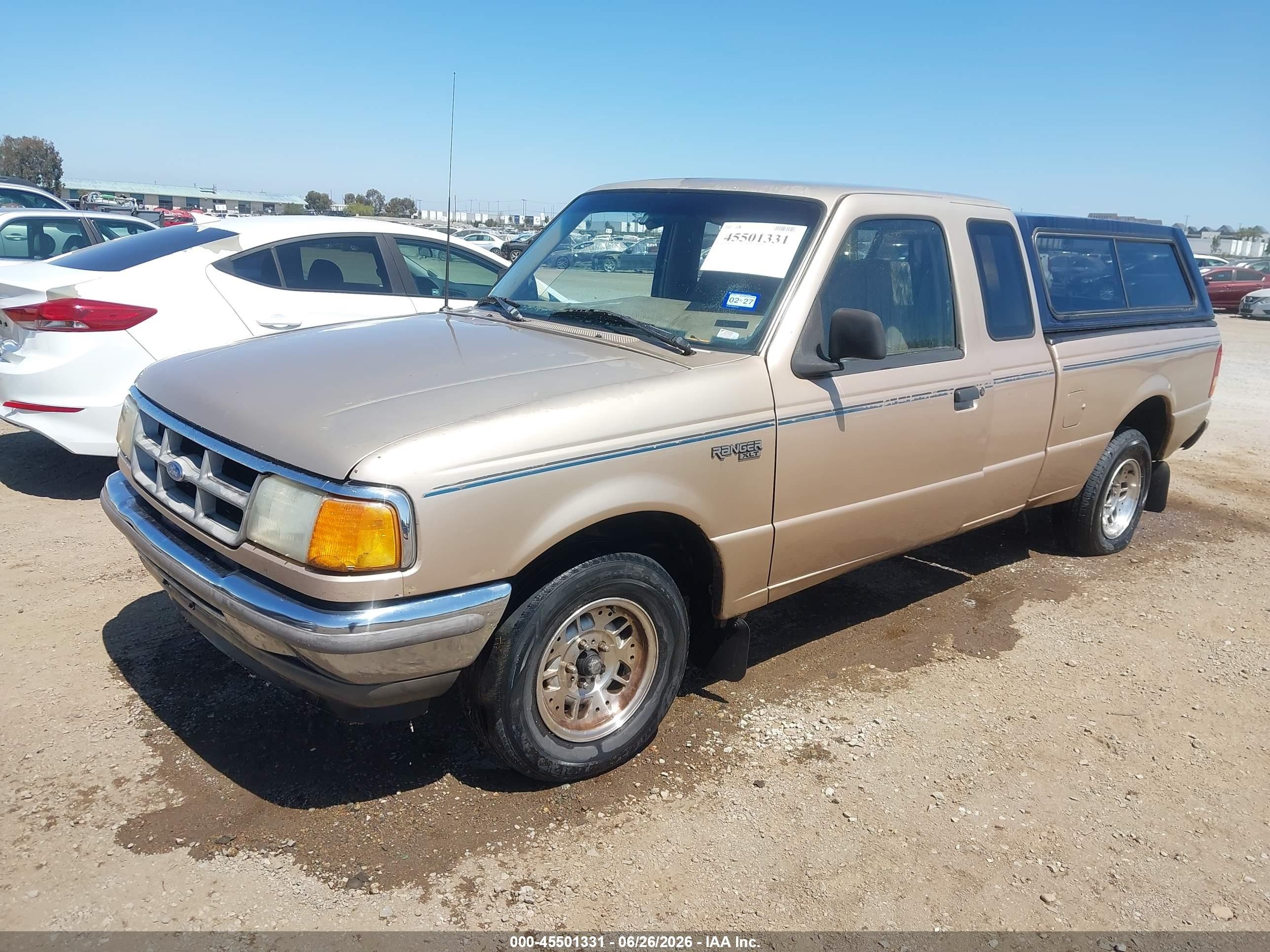 1994 Ford Ranger Super Cab Желто-коричневый vin: 1FTCR14A5RPB29271