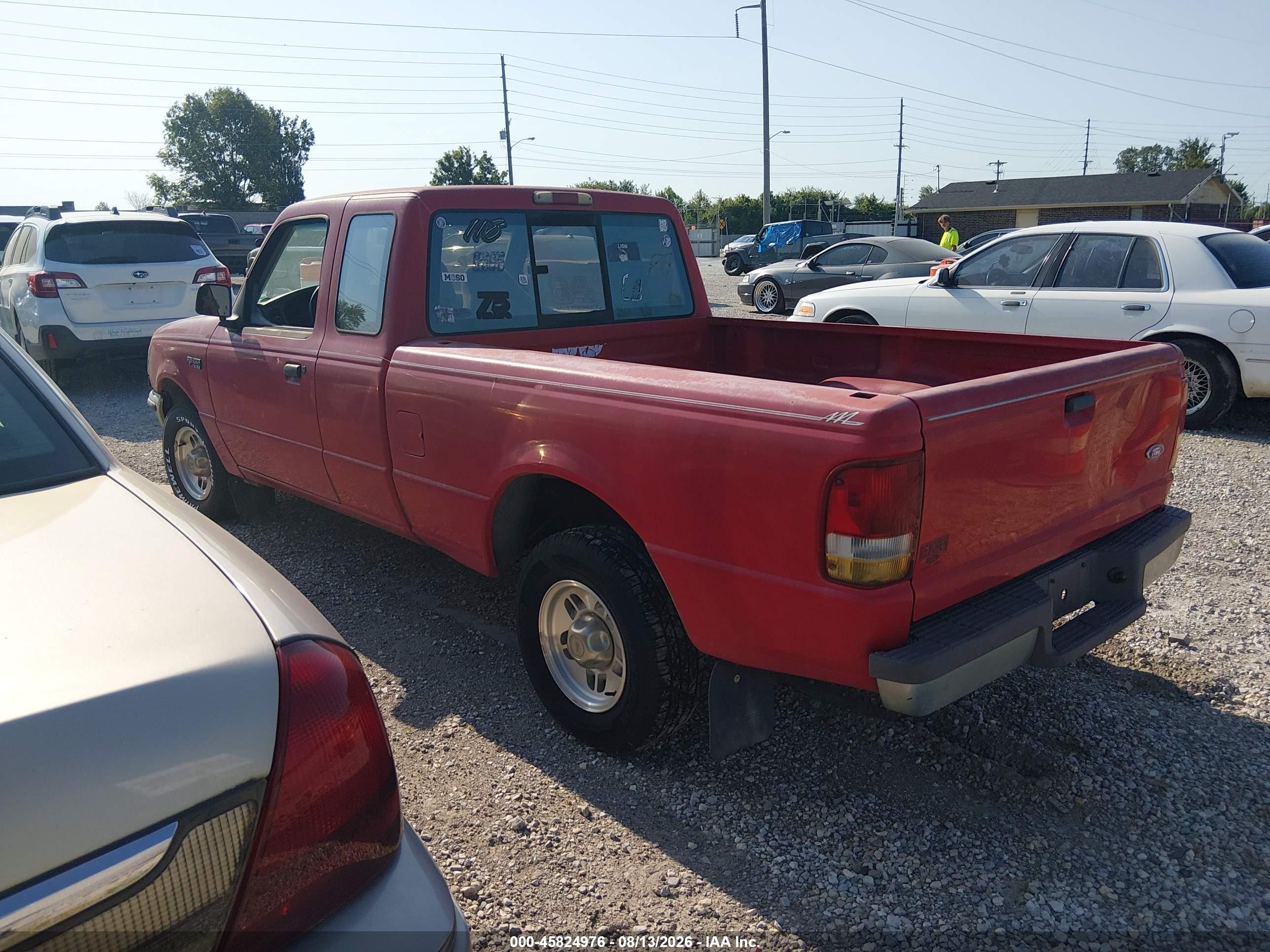 1996 Ford Ranger Super Cab Red vin: 1FTCR14A5TPB30962