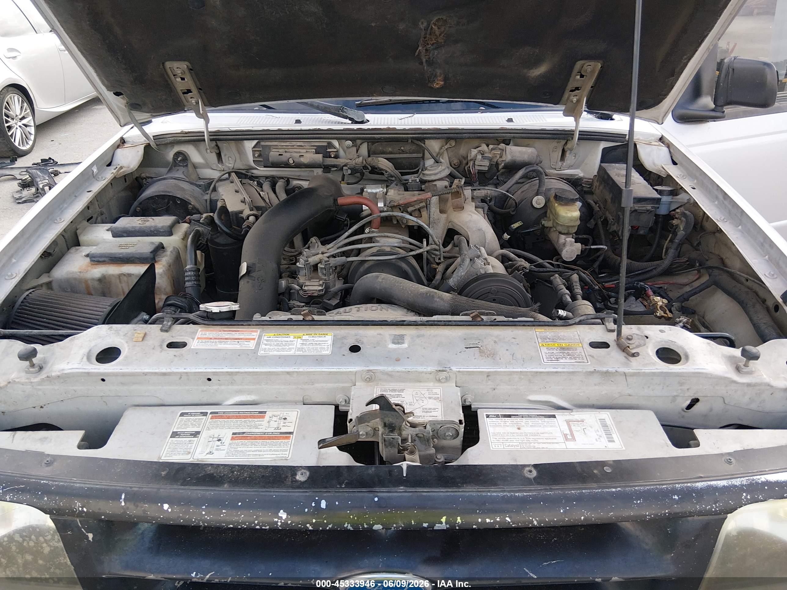 1997 Ford Ranger Xl/xlt Silver vin: 1FTCR14A5VPA11814