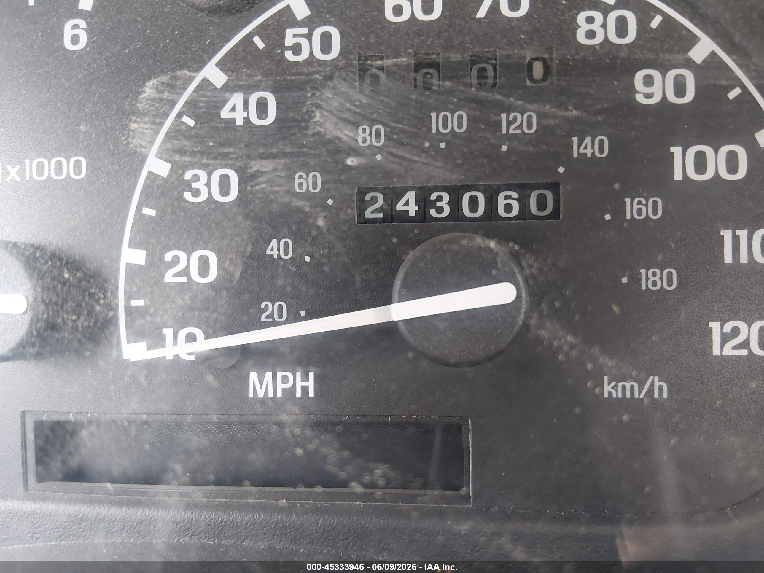 1997 Ford Ranger Xl/xlt Silver vin: 1FTCR14A5VPA11814