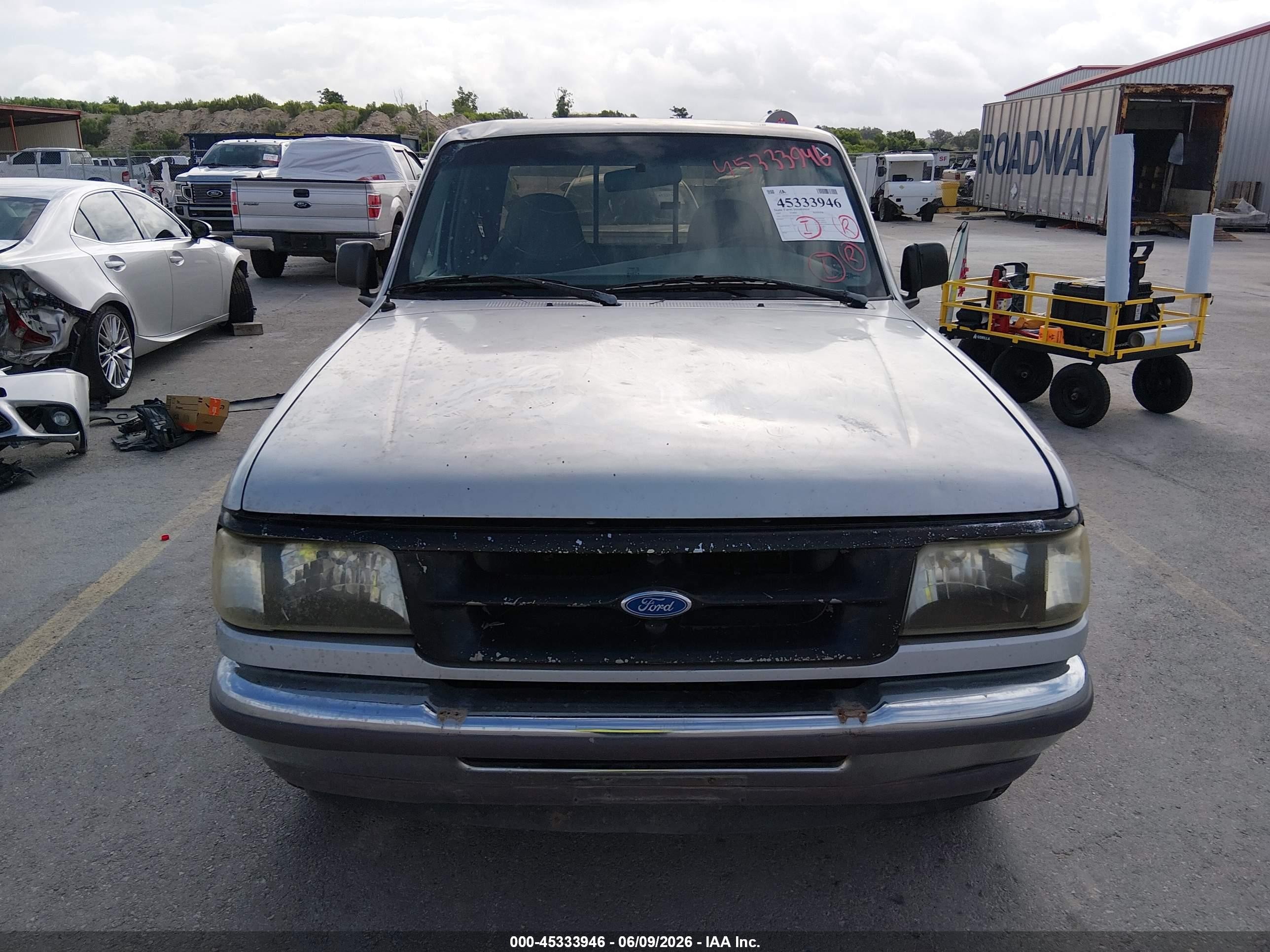1997 Ford Ranger Xl/xlt Silver vin: 1FTCR14A5VPA11814
