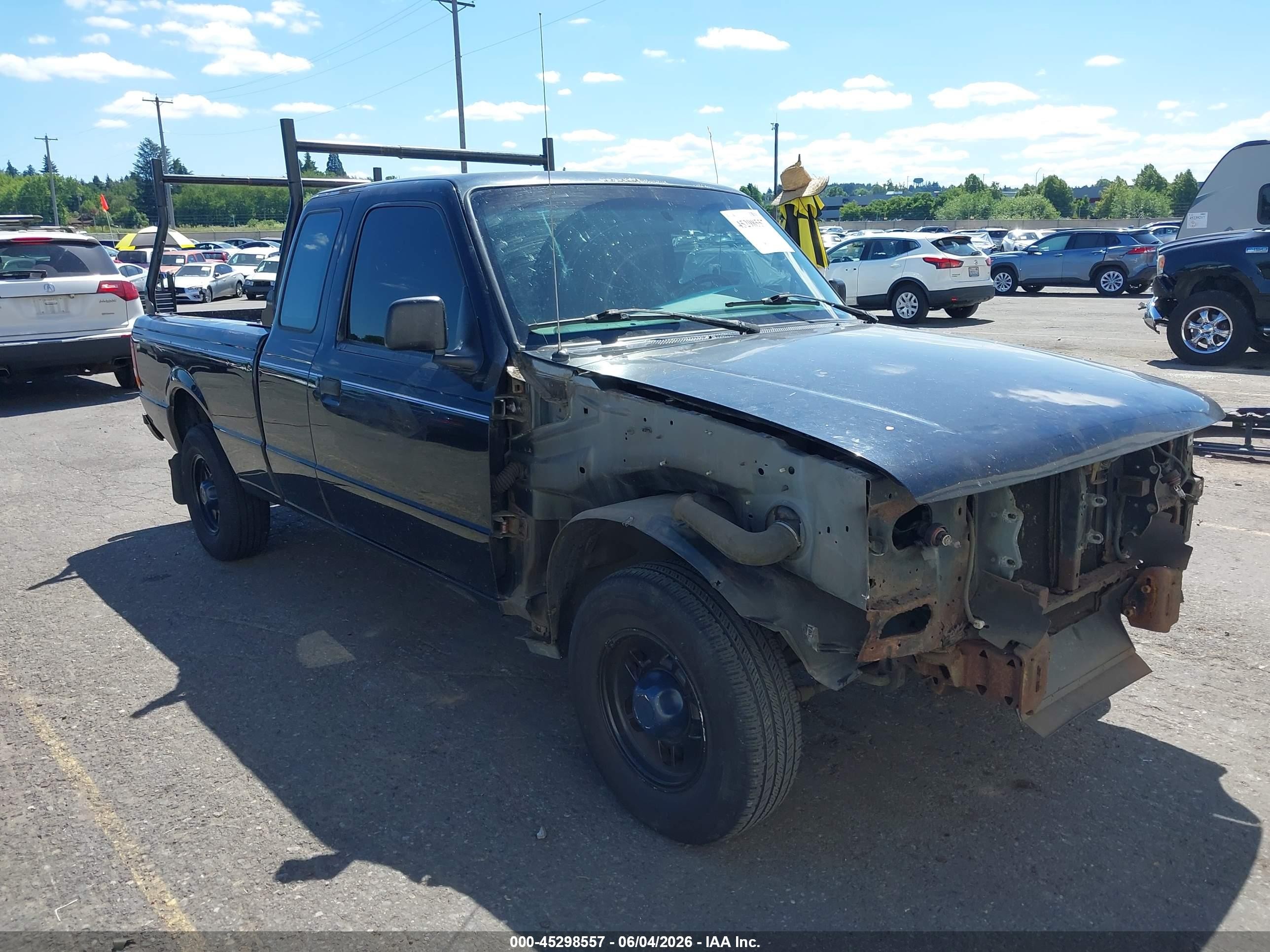 1997 Ford Ranger Xl/xlt Black vin: 1FTCR14A5VPA72841