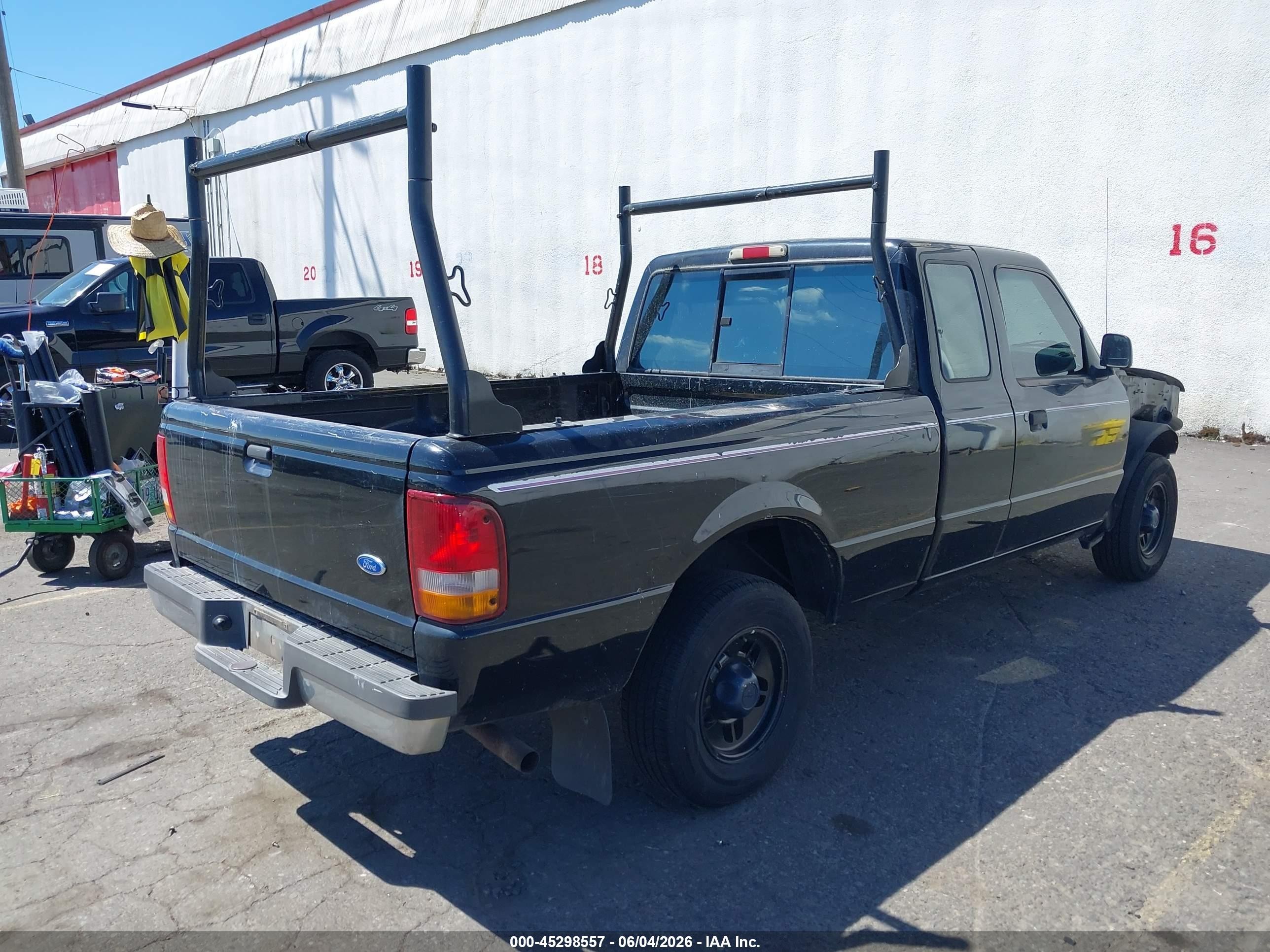 1997 Ford Ranger Xl/xlt Black vin: 1FTCR14A5VPA72841