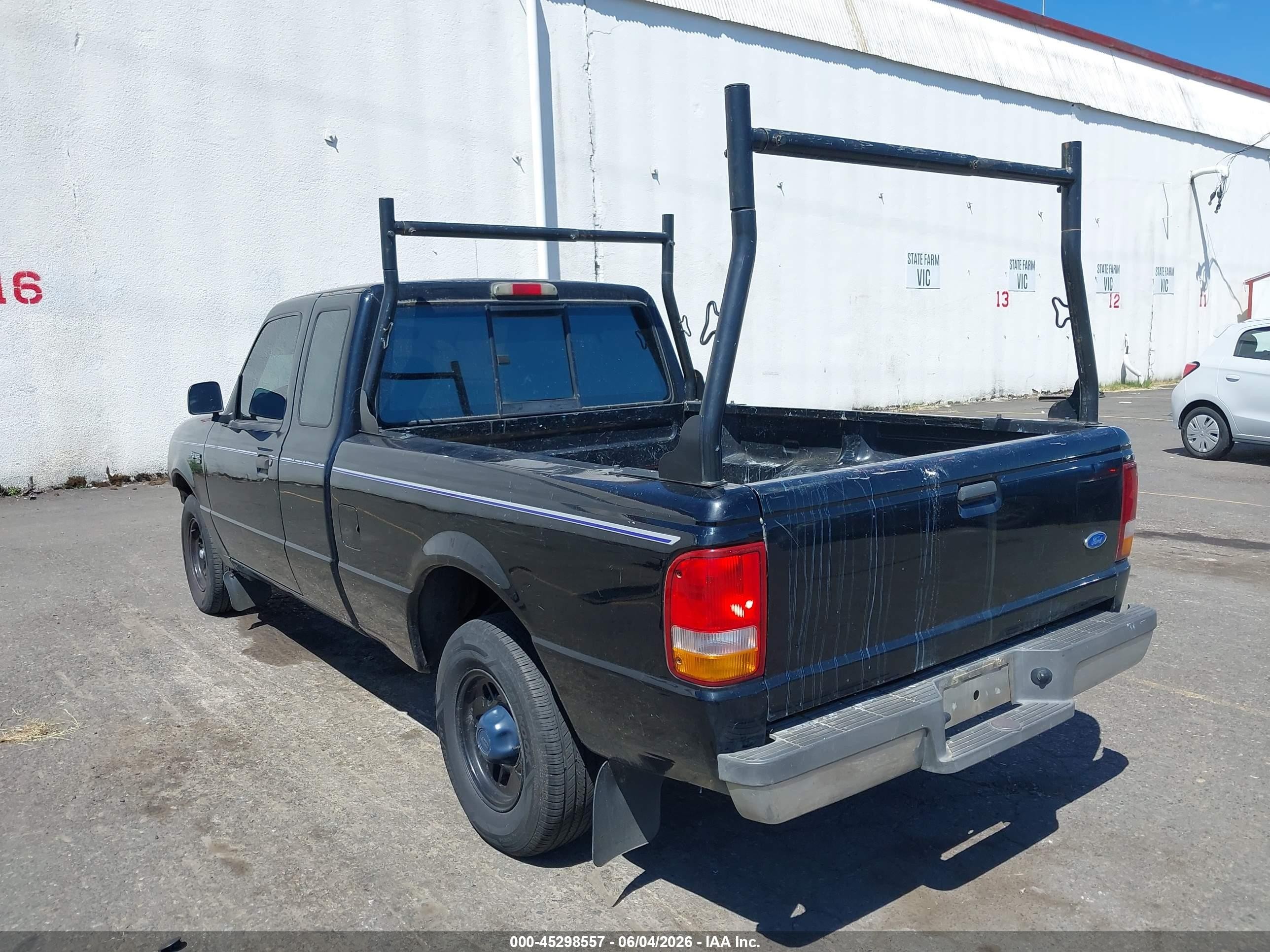 1997 Ford Ranger Xl/xlt Black vin: 1FTCR14A5VPA72841