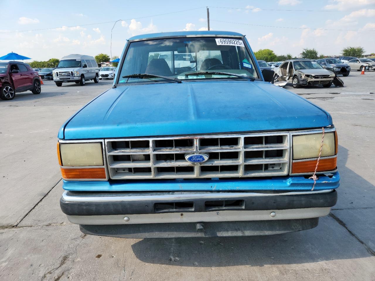 1992 Ford Ranger Super Cab Синий vin: 1FTCR14A6NPA14771