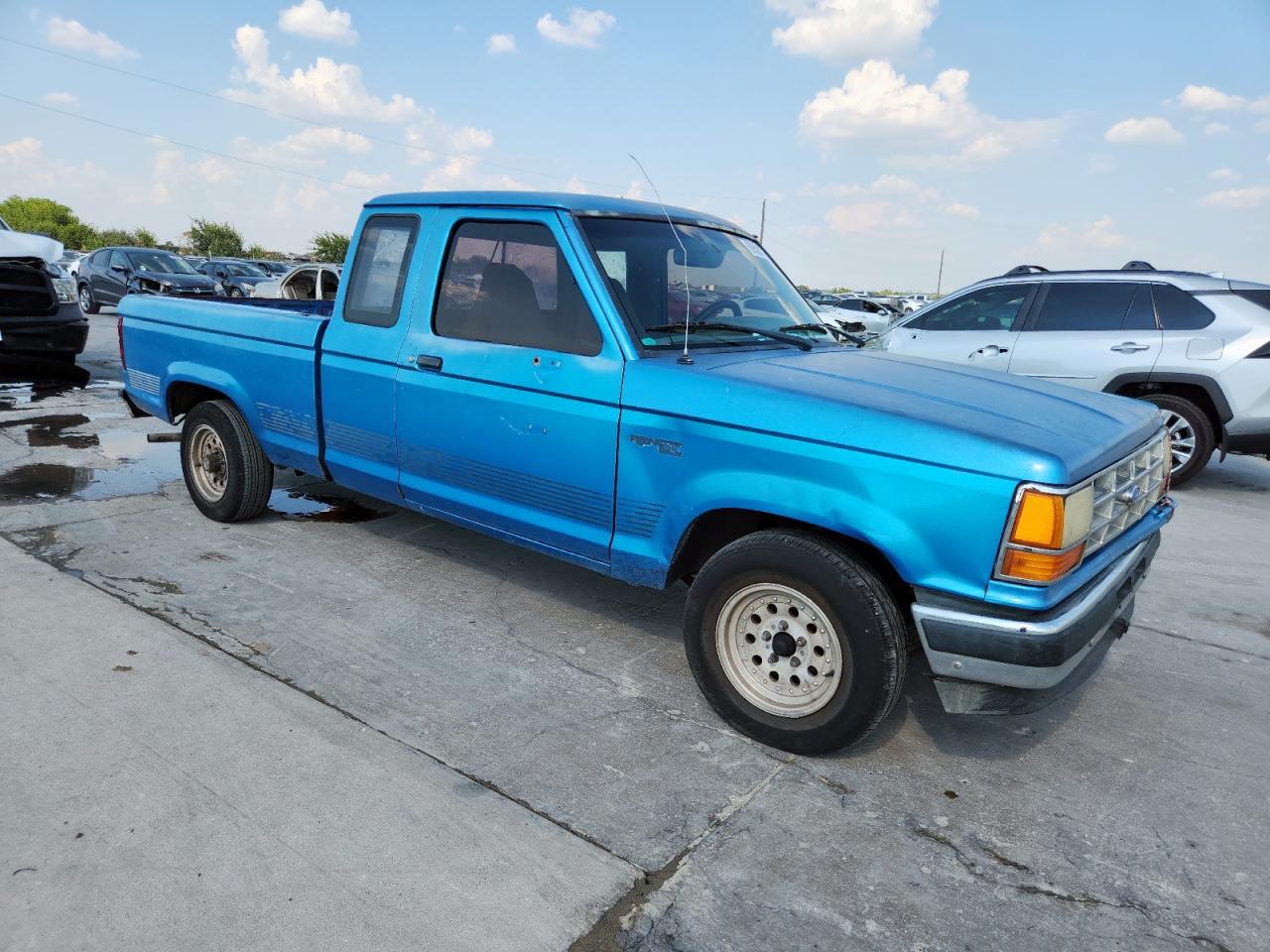 1992 Ford Ranger Super Cab Синий vin: 1FTCR14A6NPA14771