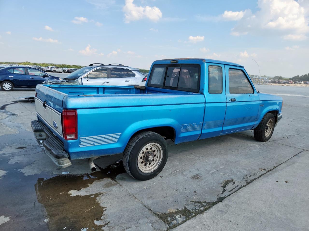 1992 Ford Ranger Super Cab Синий vin: 1FTCR14A6NPA14771