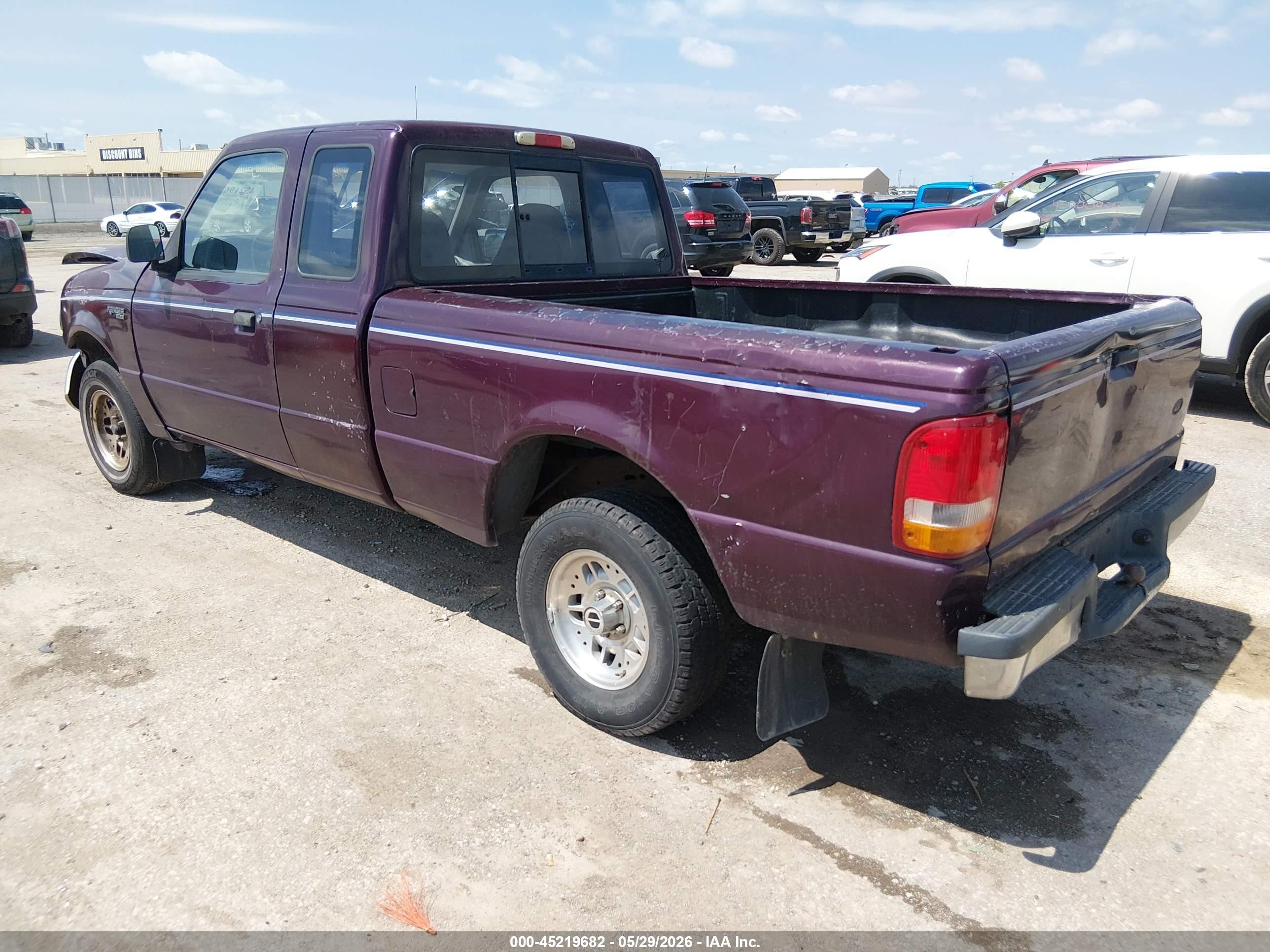 1994 Ford Ranger Super Cab Purple vin: 1FTCR14A7RPB61915
