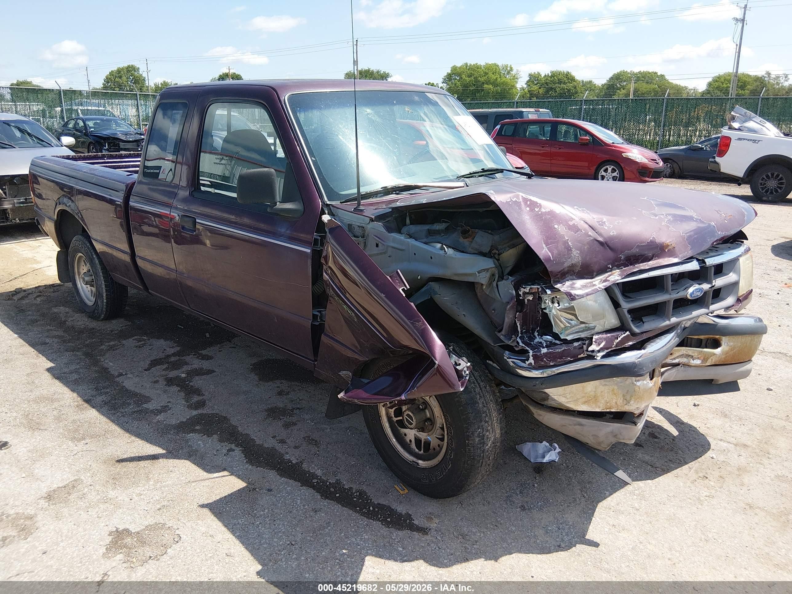 1994 Ford Ranger Super Cab Purple vin: 1FTCR14A7RPB61915