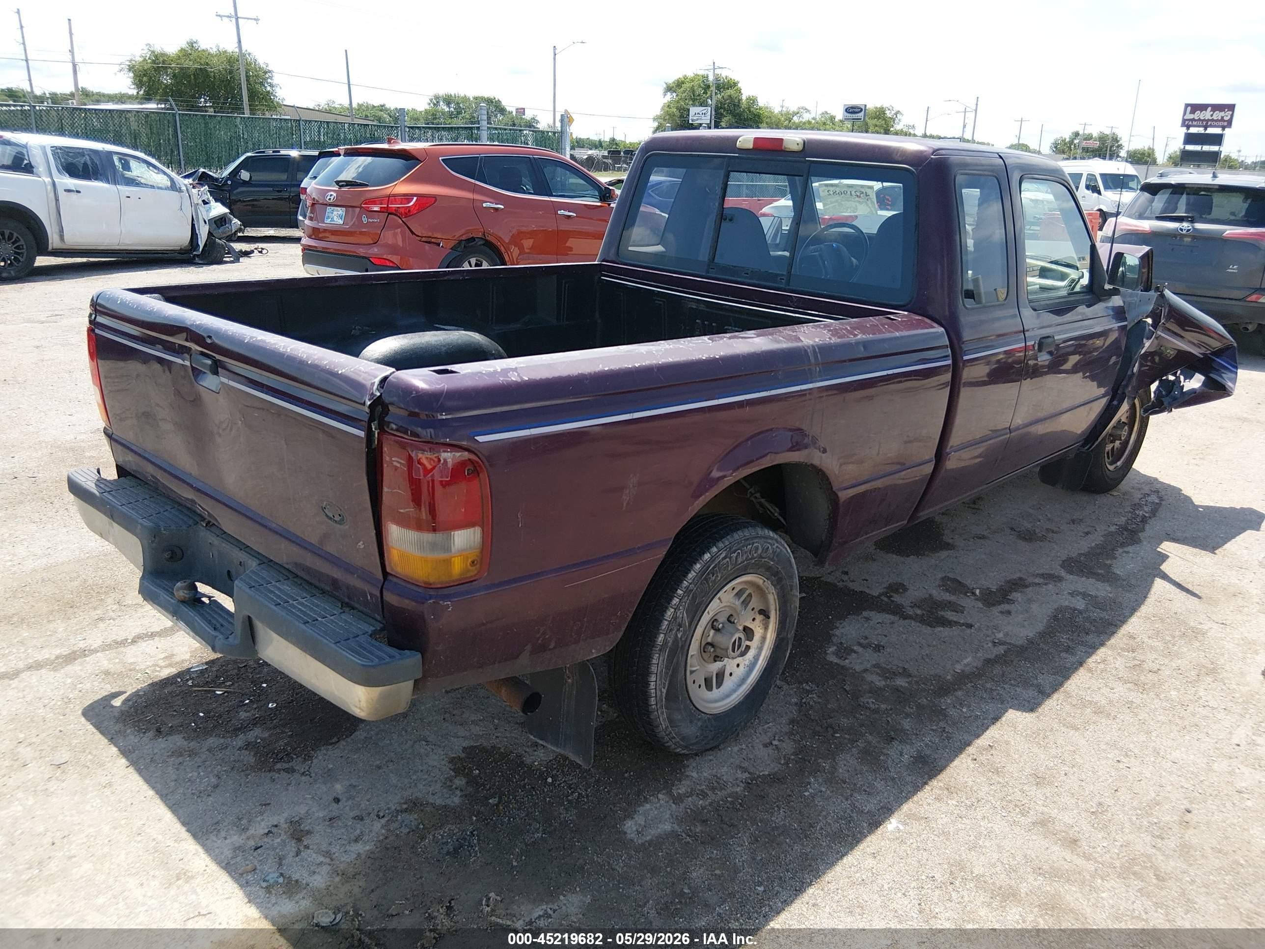 1994 Ford Ranger Super Cab Purple vin: 1FTCR14A7RPB61915