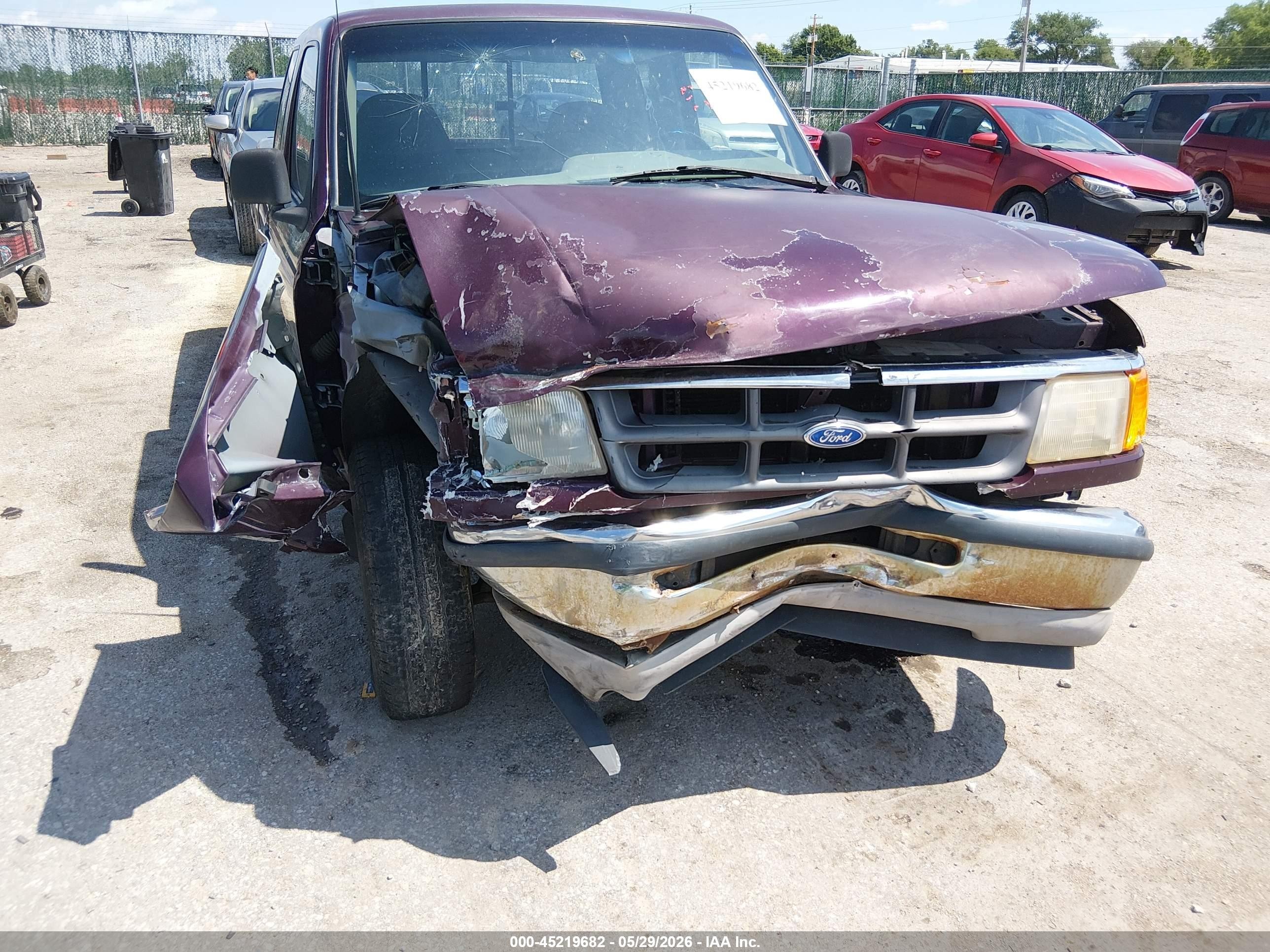 1994 Ford Ranger Super Cab Purple vin: 1FTCR14A7RPB61915