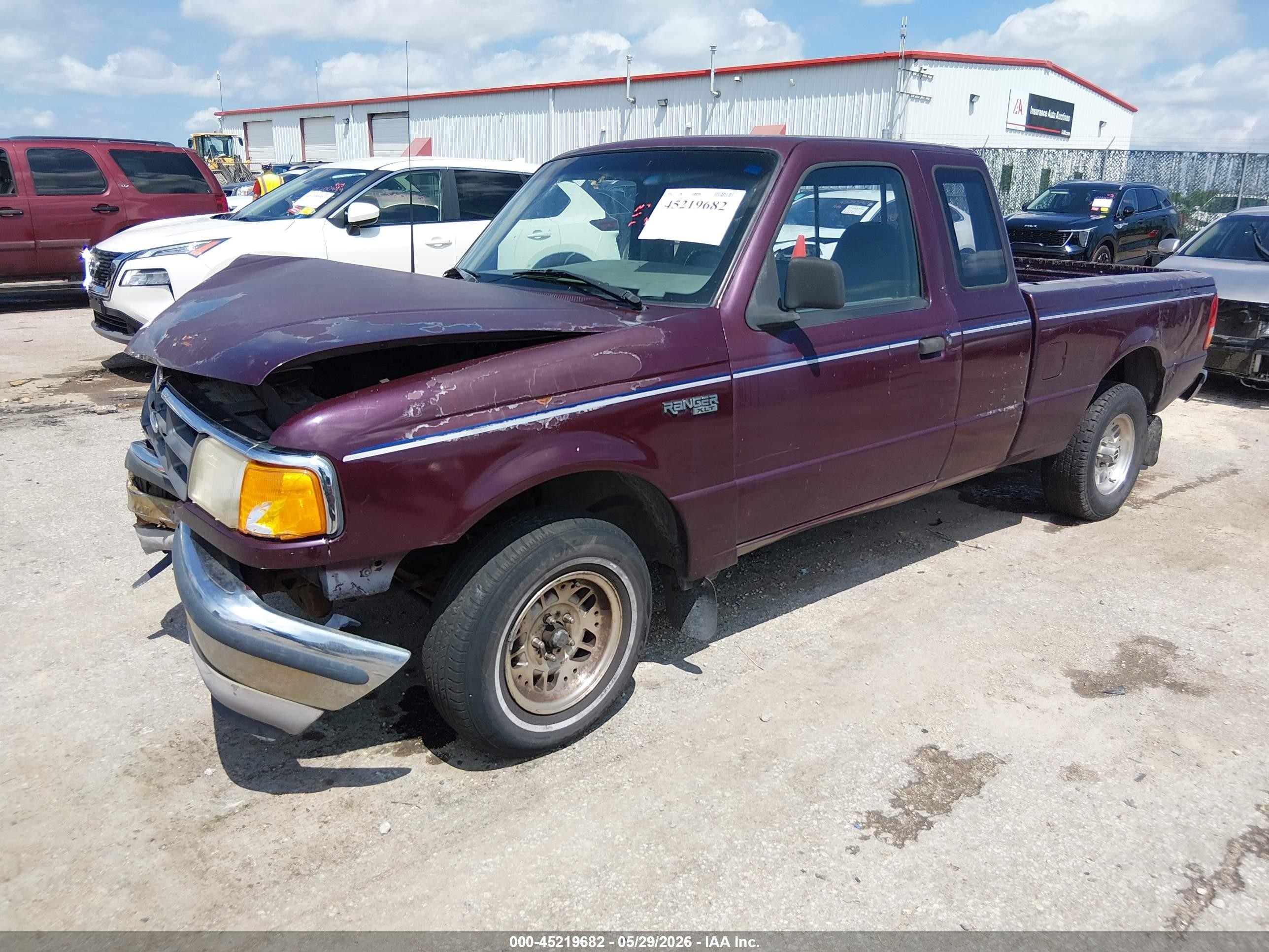1994 Ford Ranger Super Cab Purple vin: 1FTCR14A7RPB61915