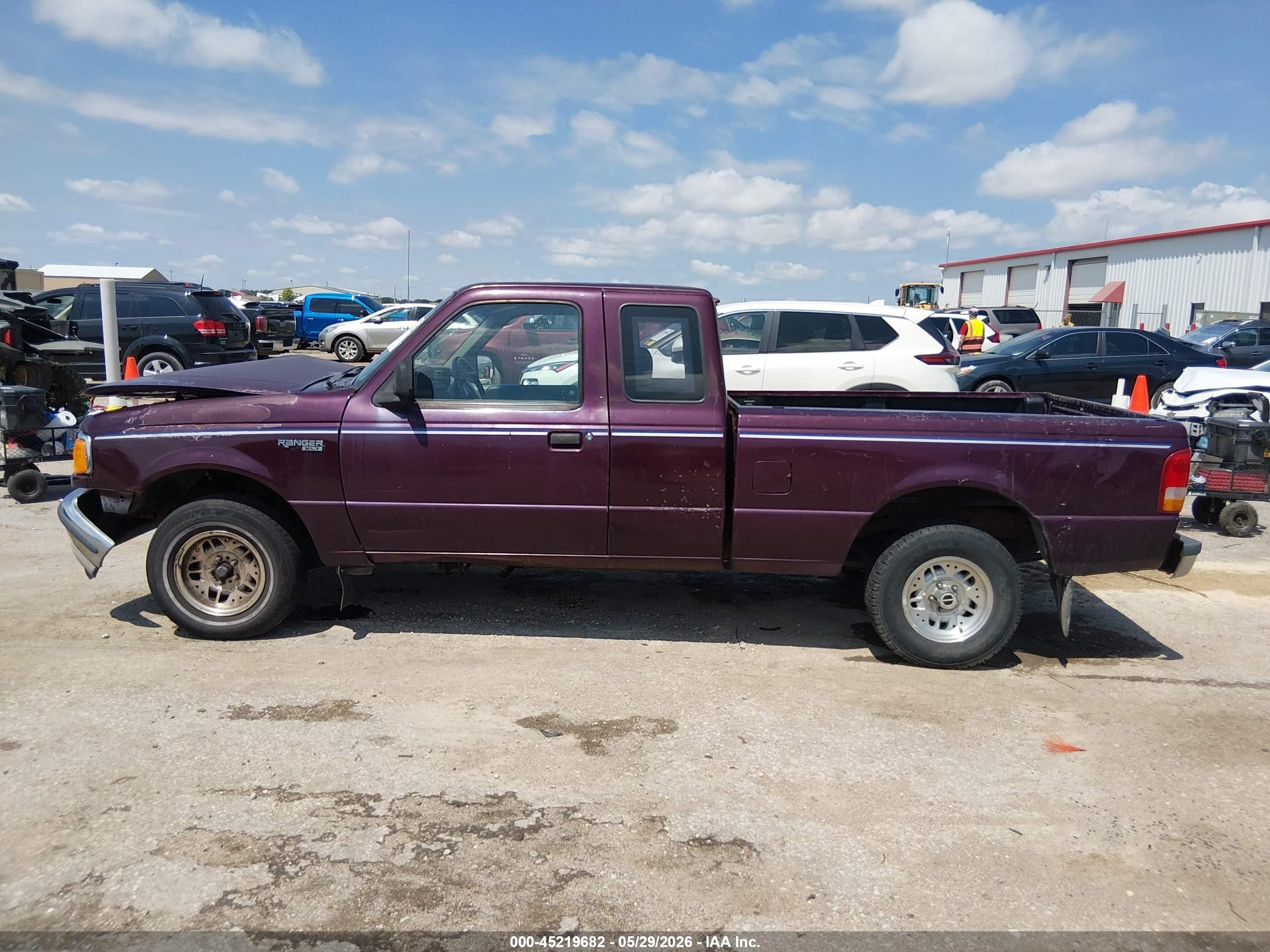 1994 Ford Ranger Super Cab Purple vin: 1FTCR14A7RPB61915