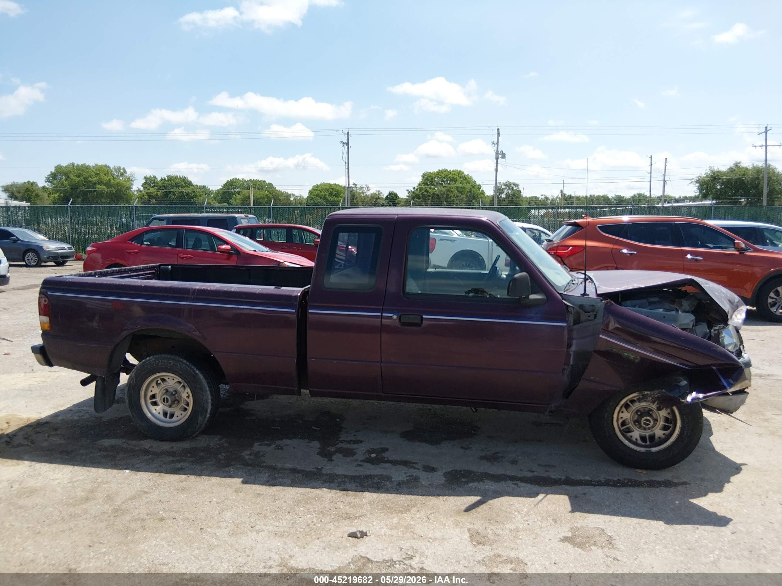 1994 Ford Ranger Super Cab Purple vin: 1FTCR14A7RPB61915
