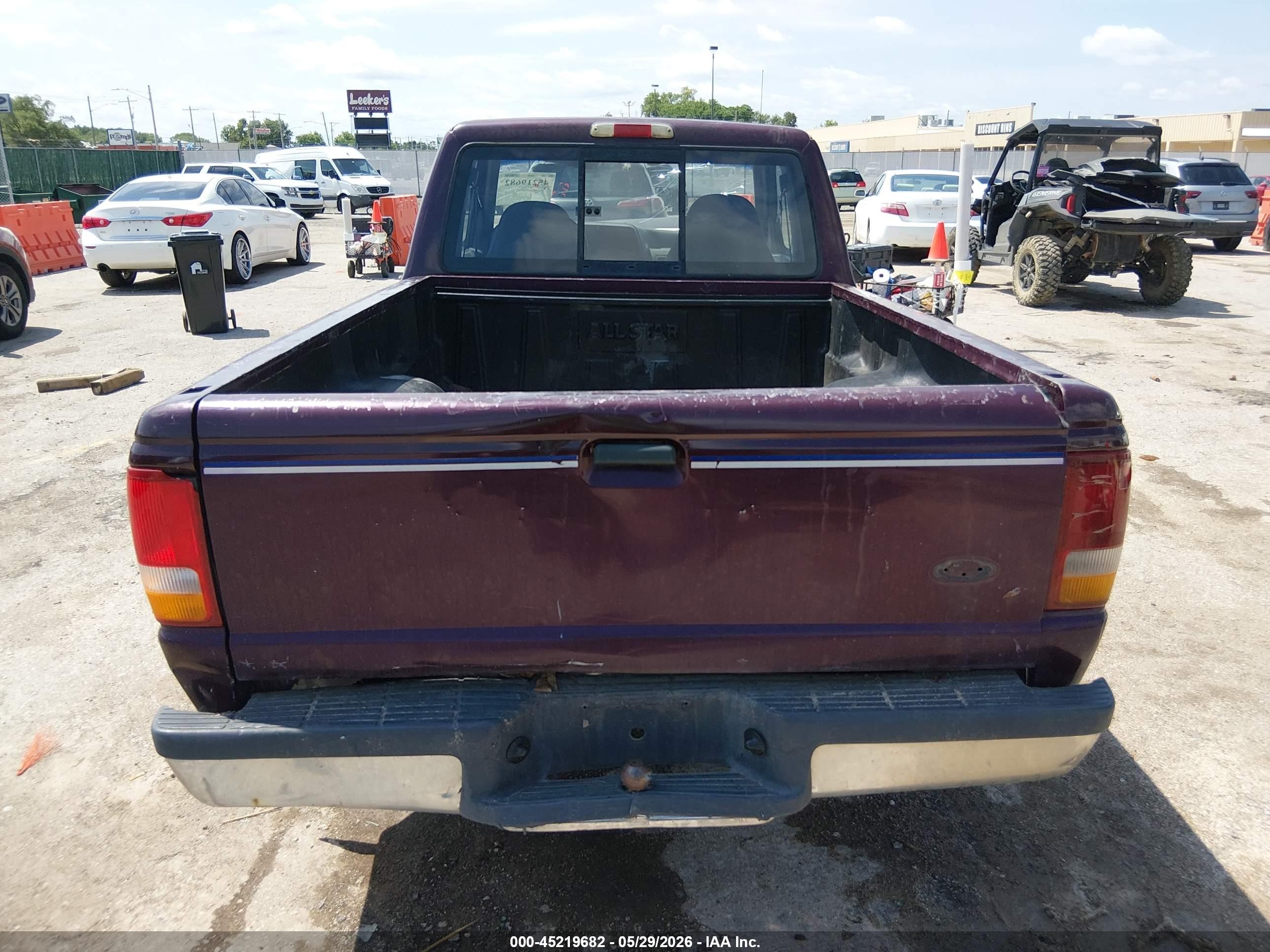 1994 Ford Ranger Super Cab Purple vin: 1FTCR14A7RPB61915
