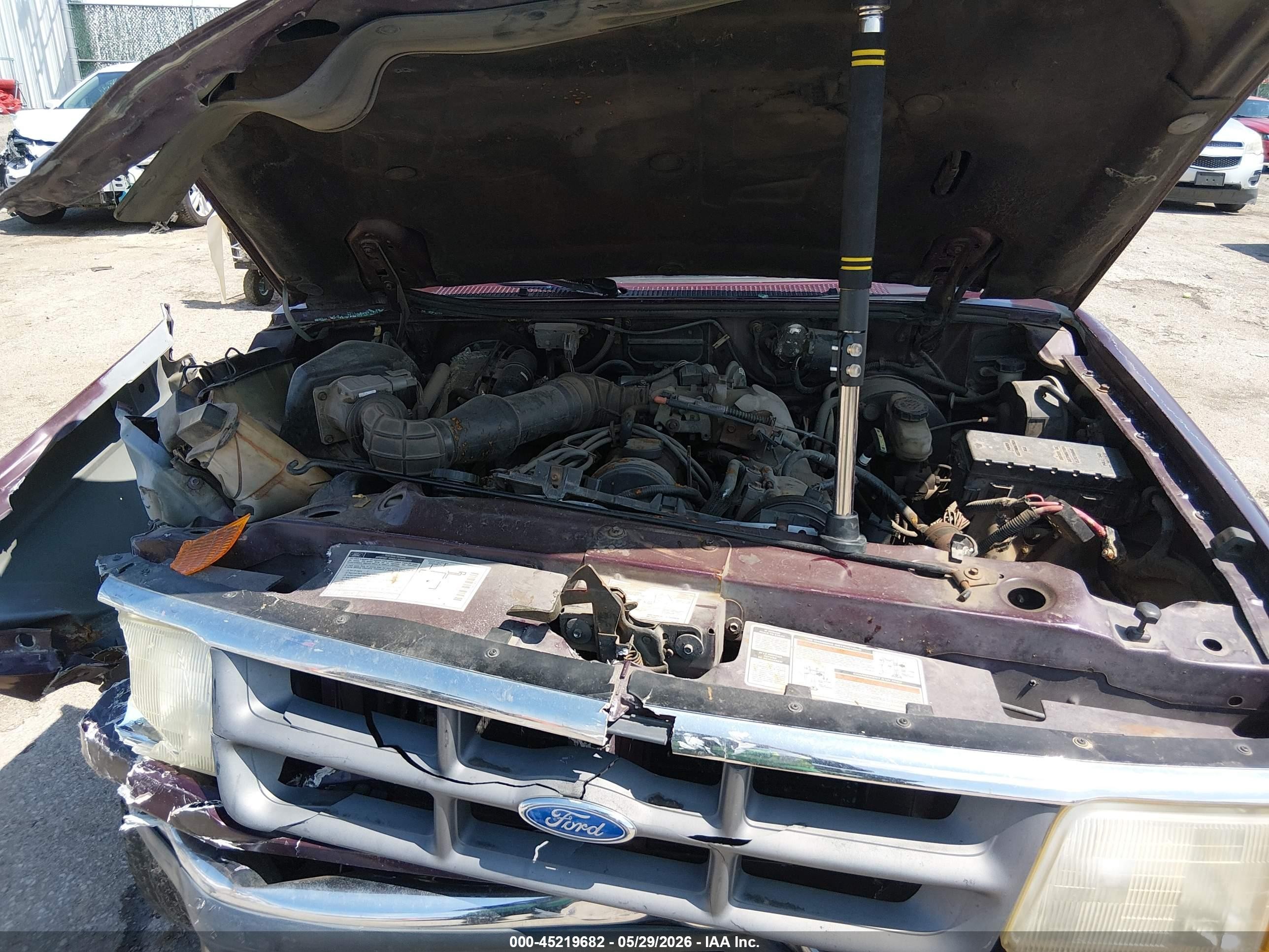 1994 Ford Ranger Super Cab Purple vin: 1FTCR14A7RPB61915