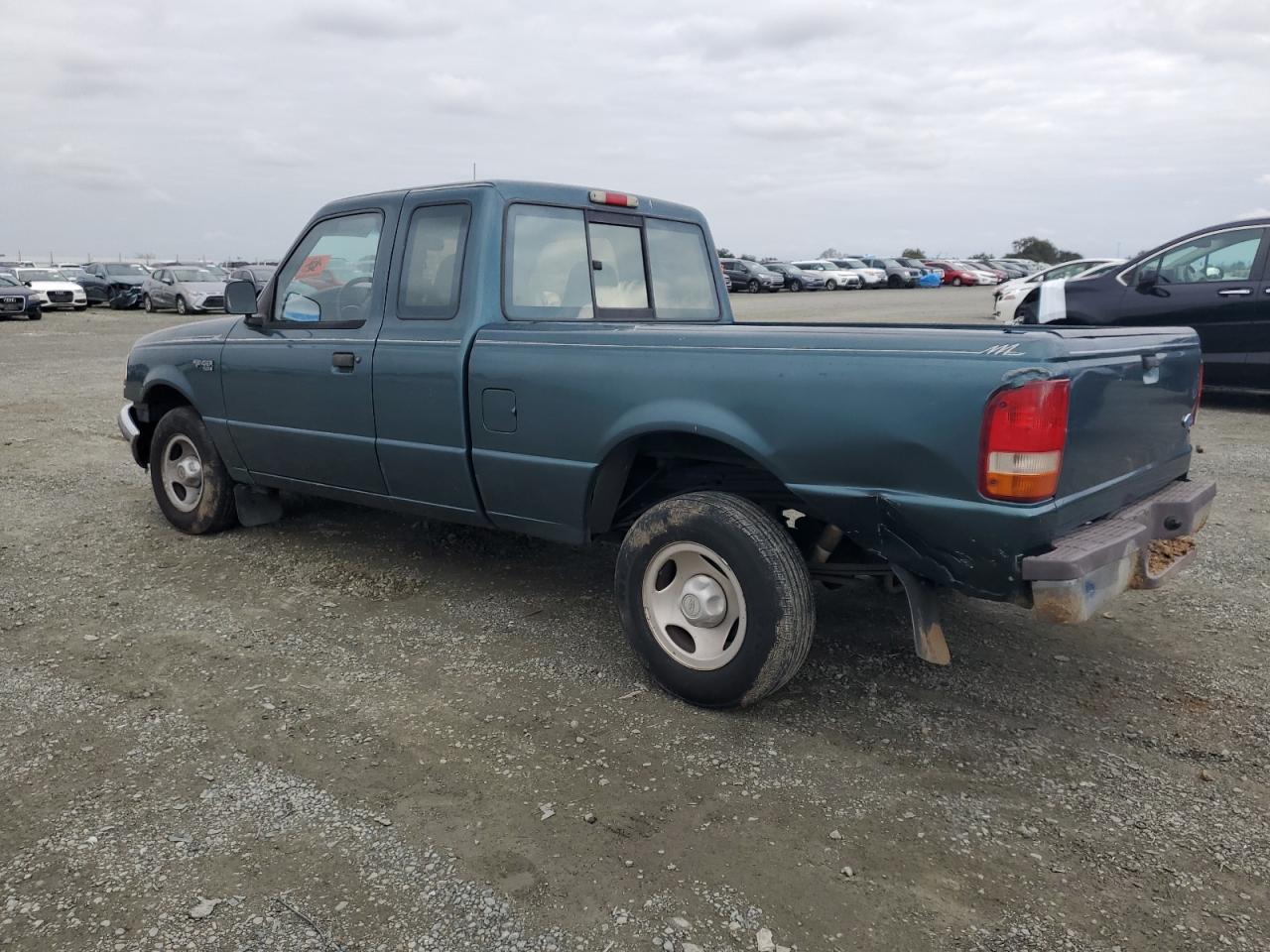 1996 Ford Ranger Super Cab Green vin: 1FTCR14A7TPA79674