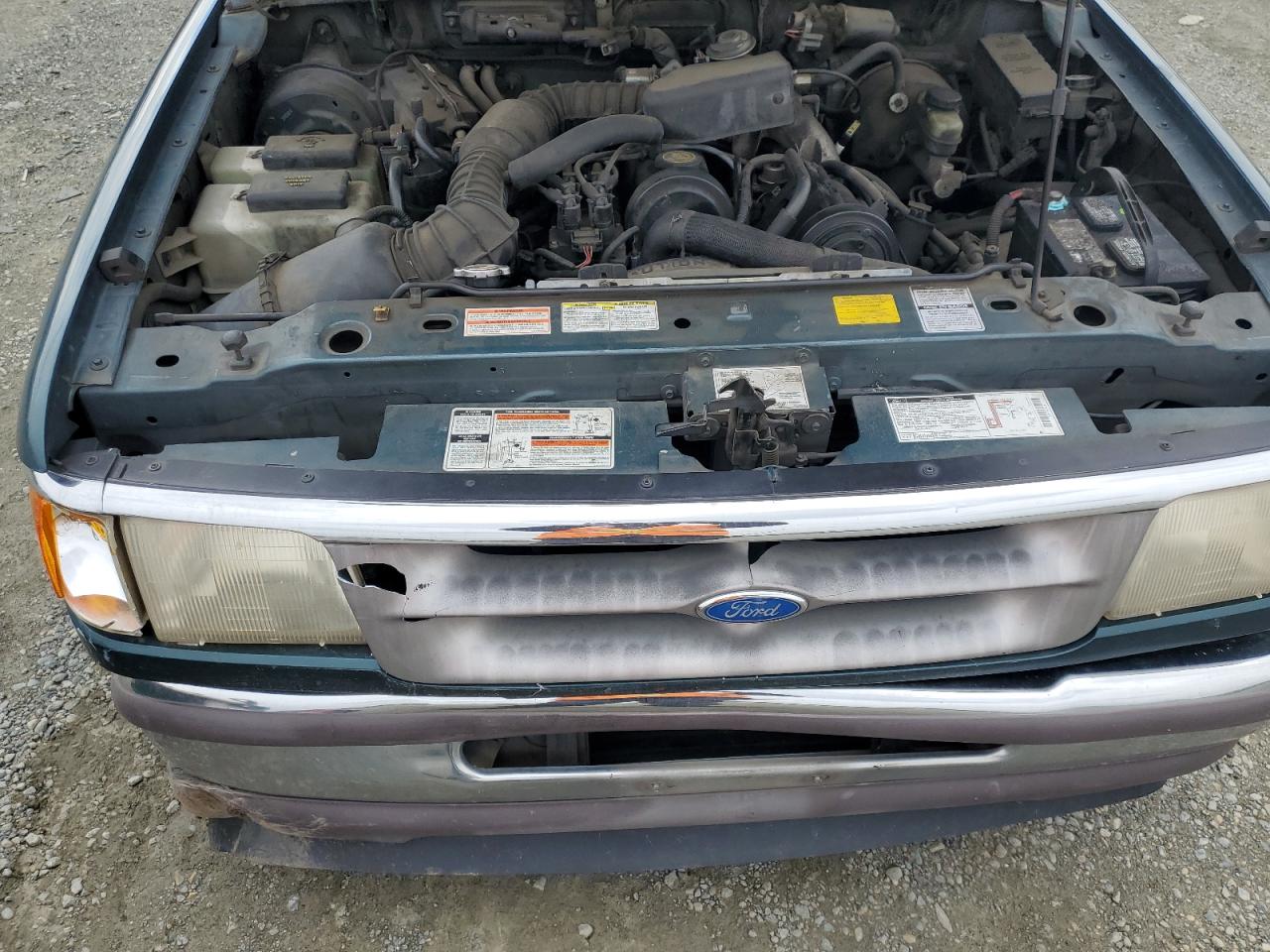 1996 Ford Ranger Super Cab Green vin: 1FTCR14A7TPA79674