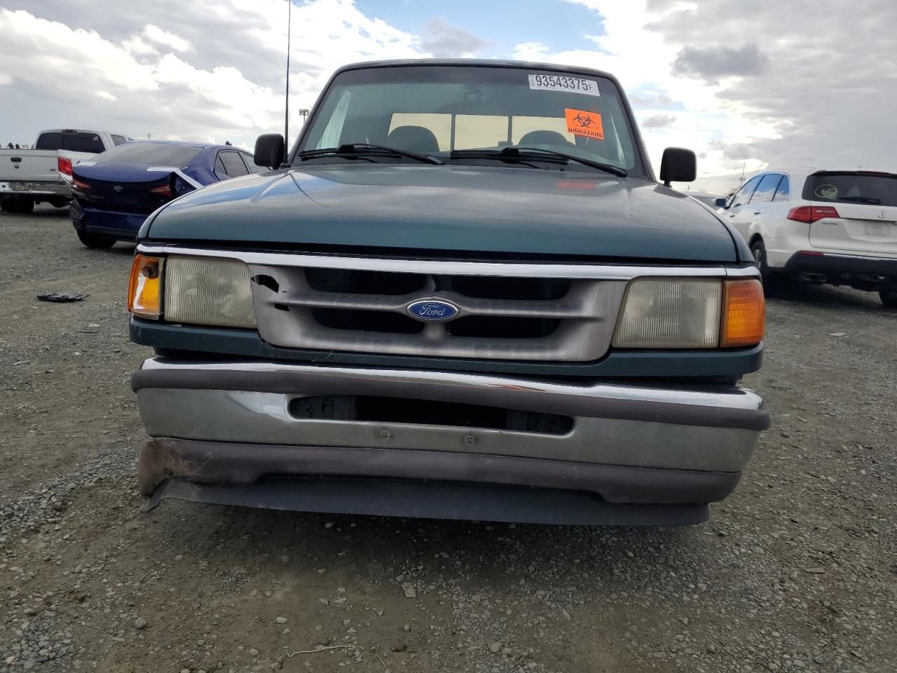 1996 Ford Ranger Super Cab Green vin: 1FTCR14A7TPA79674