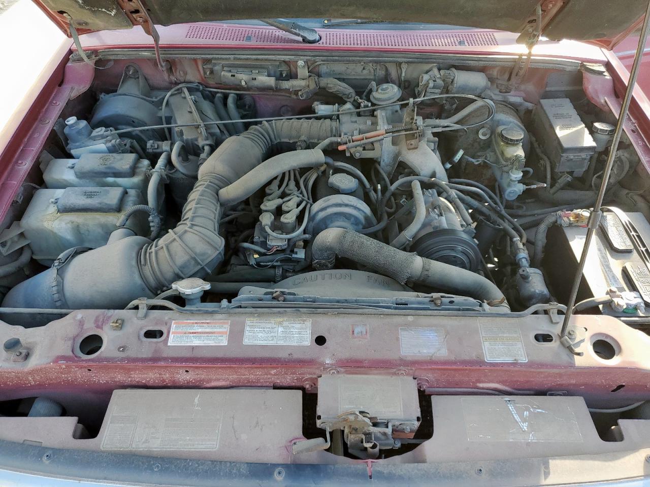 1996 Ford Ranger Super Cab Бордовый vin: 1FTCR14A7TPB45771