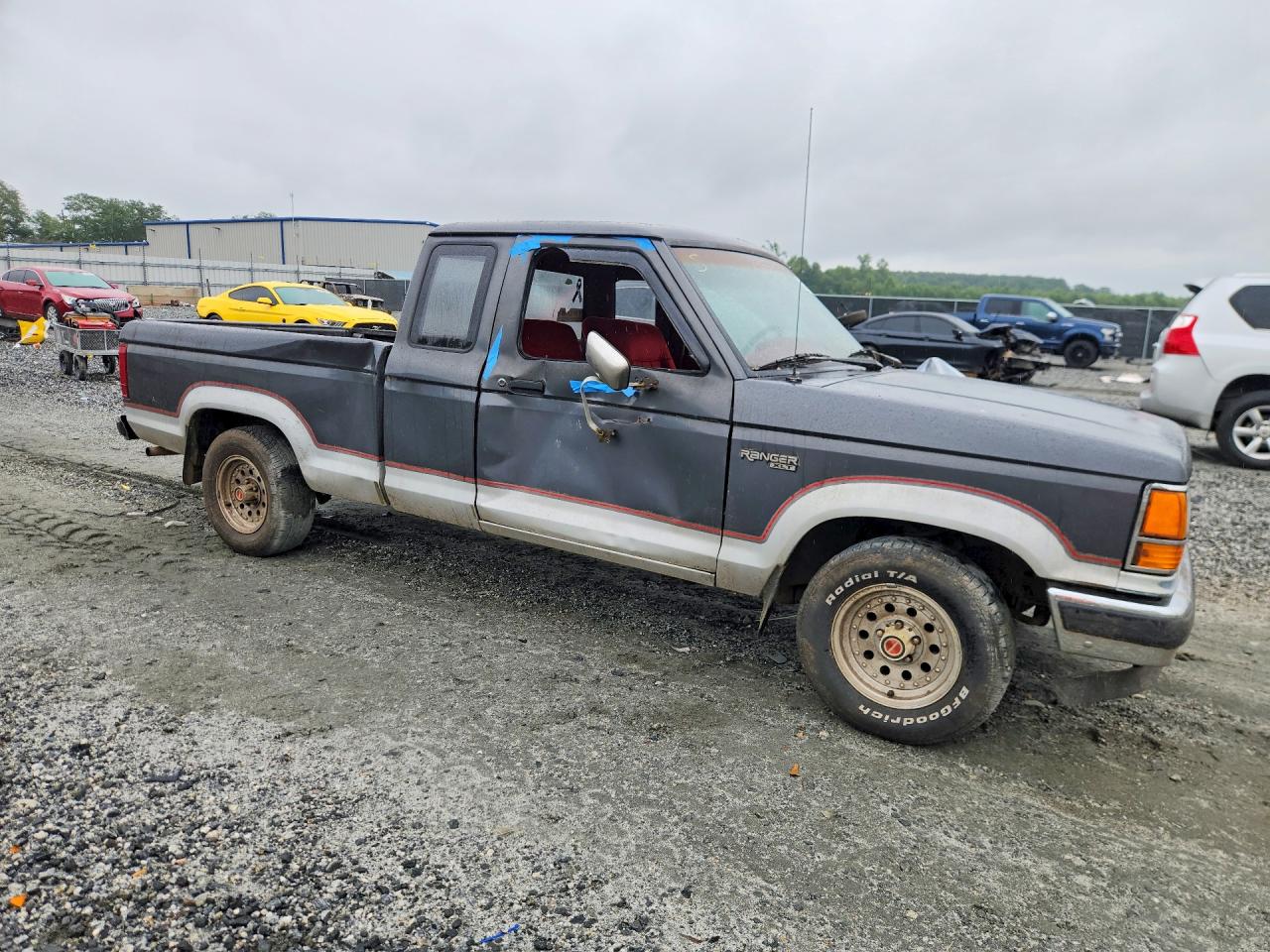 1989 Ford Ranger Super Cab Серый vin: 1FTCR14A8KPA86972
