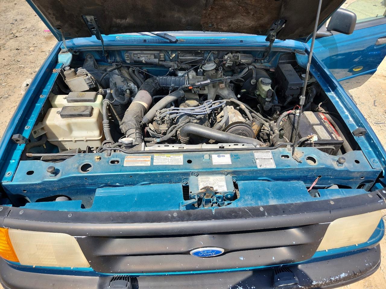 1995 Ford Ranger Super Cab Teal vin: 1FTCR14A8SPB14480